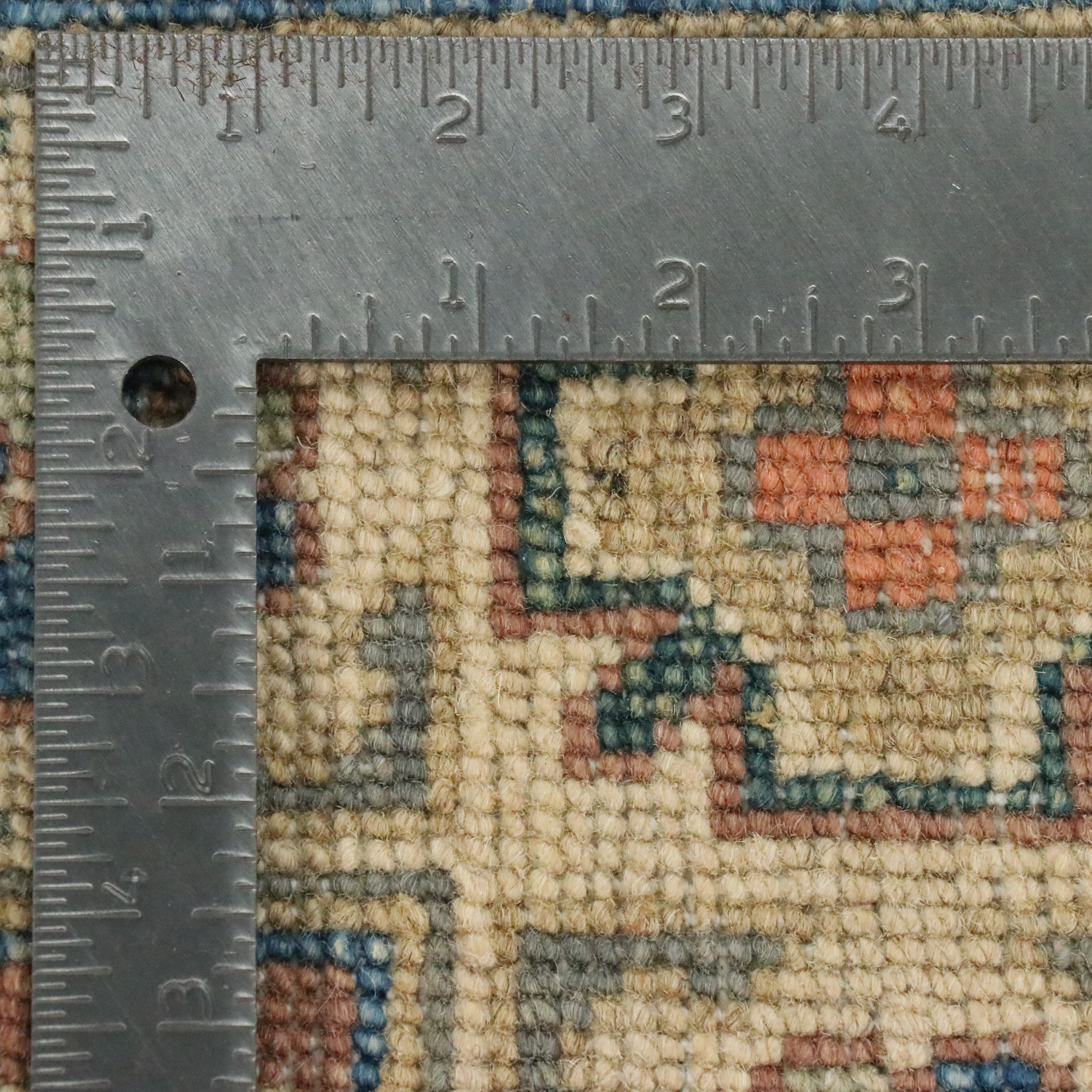 3'4 x 4'11 Hand-Knotted Afghan Kazak Accent Rug