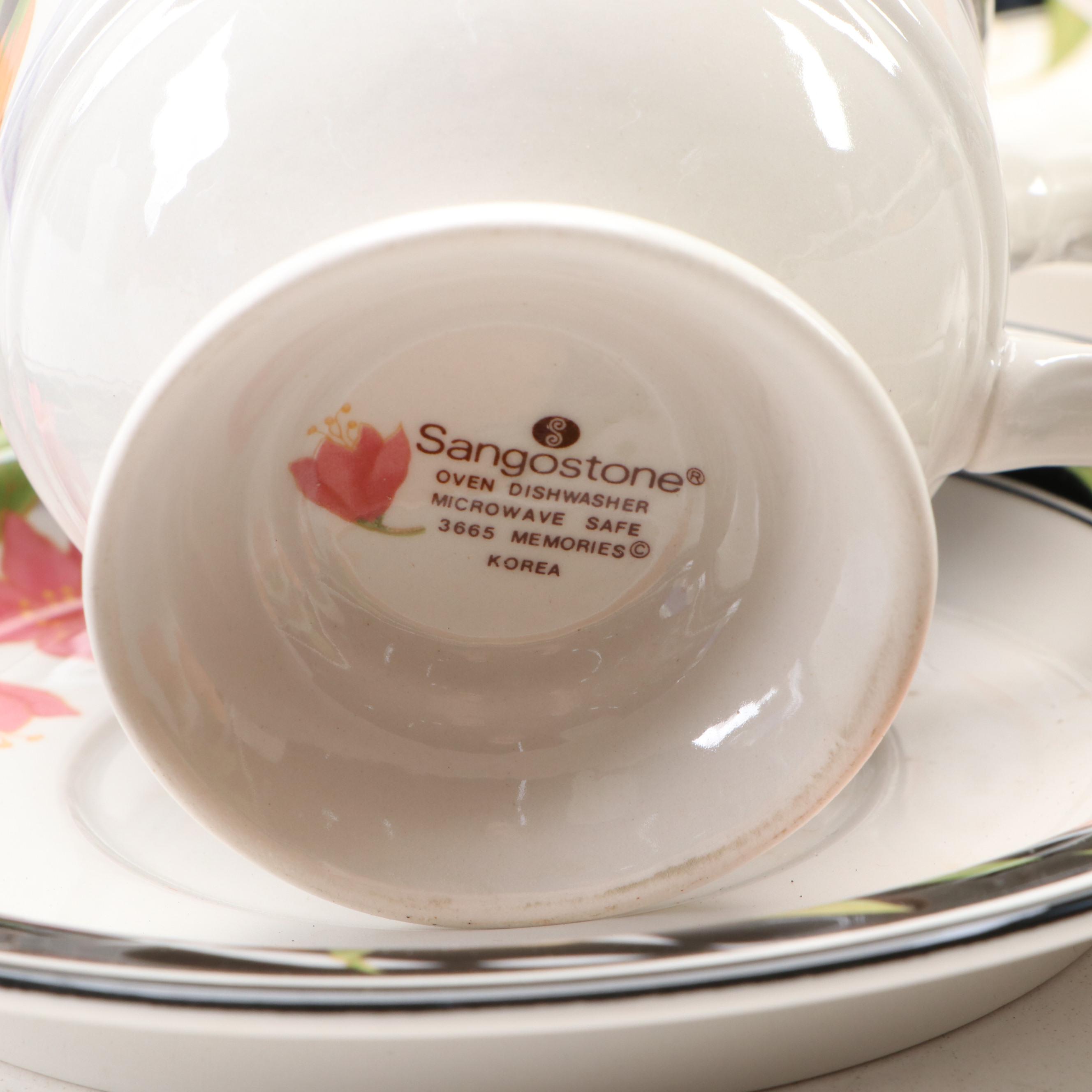 Sangostone "Memories" Ceramic Dinnerware