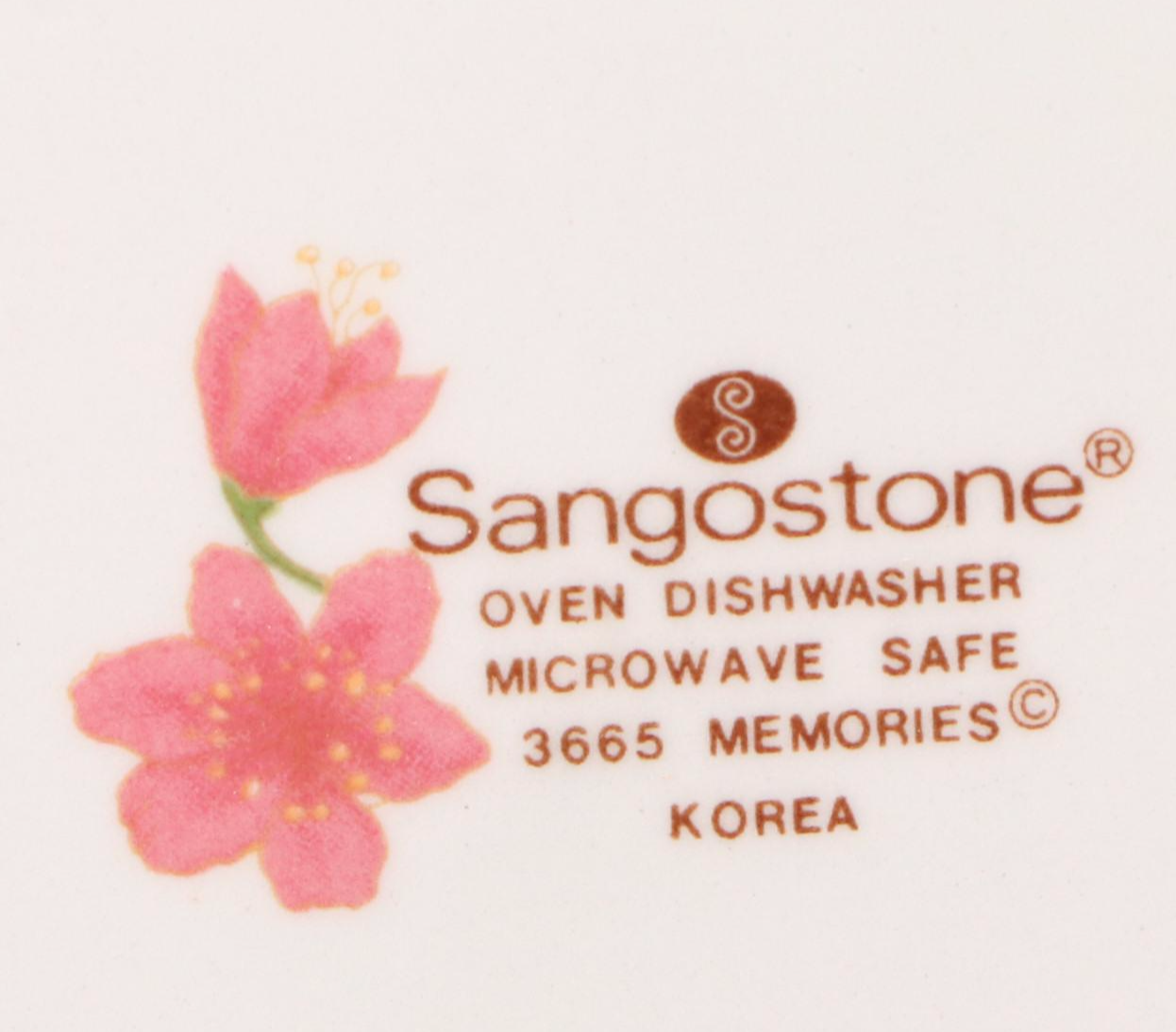 Sangostone "Memories" Ceramic Dinnerware