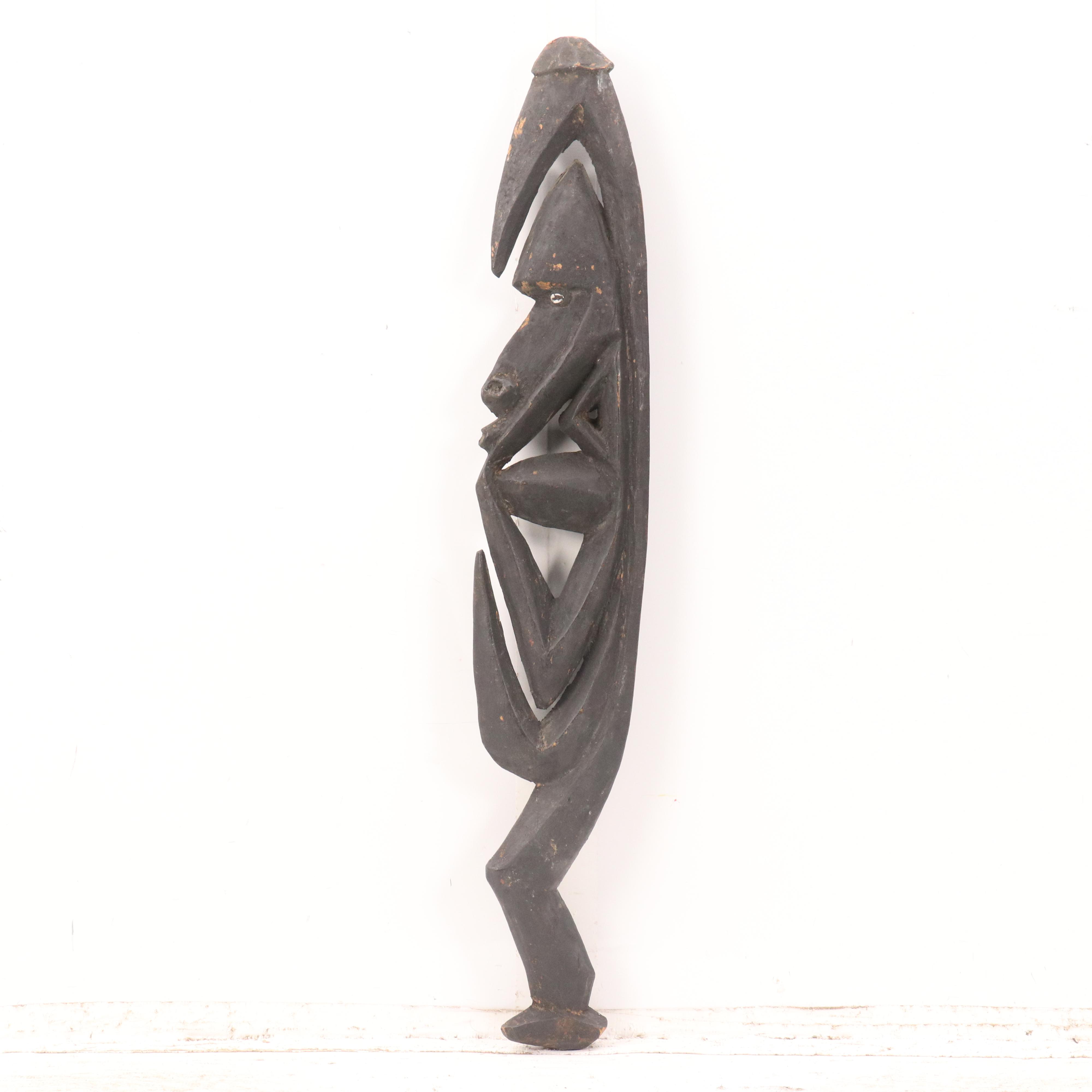 PNG Korewori River East Sepik Yipwon Hook Figure Wood Carving