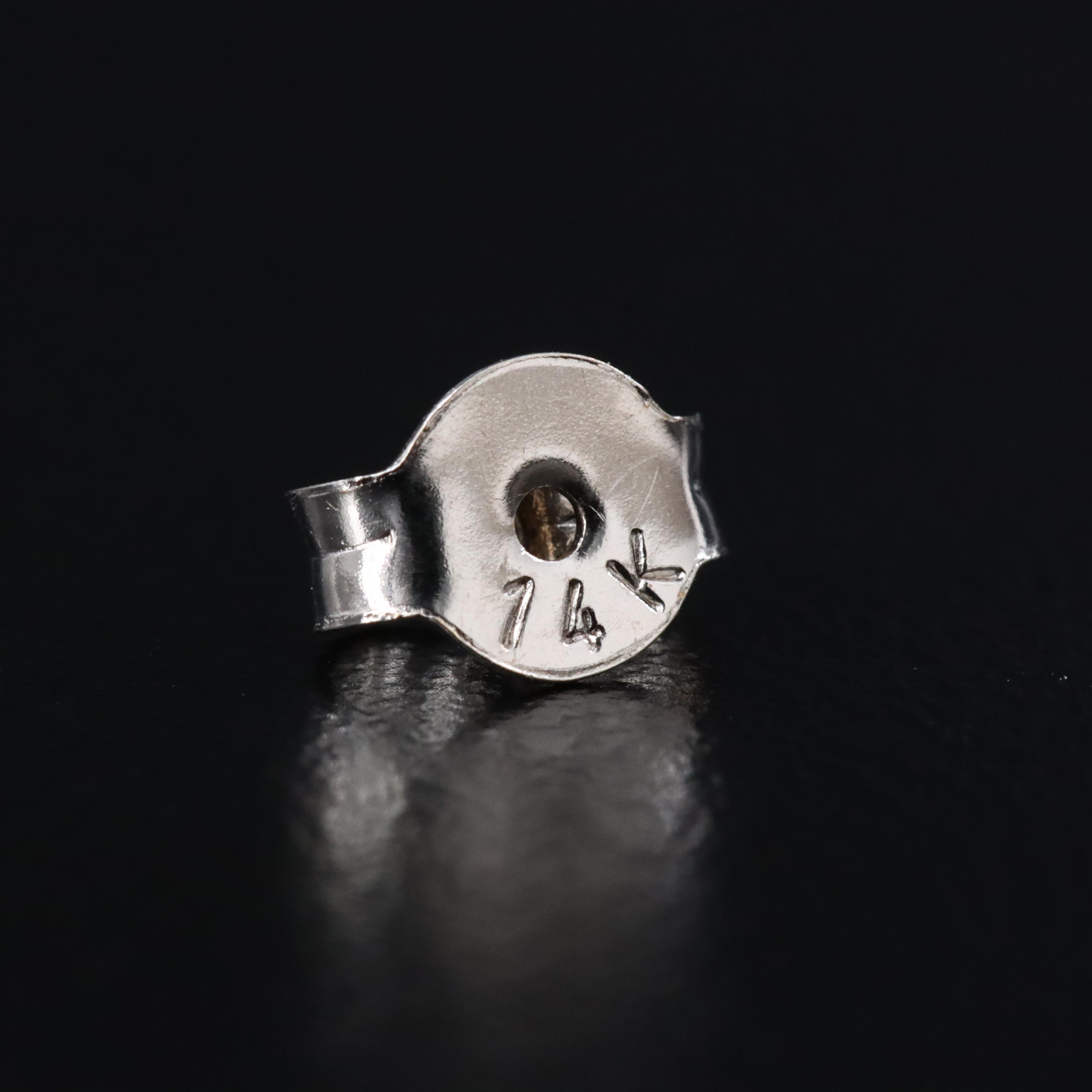 14K Oval Link Earrings