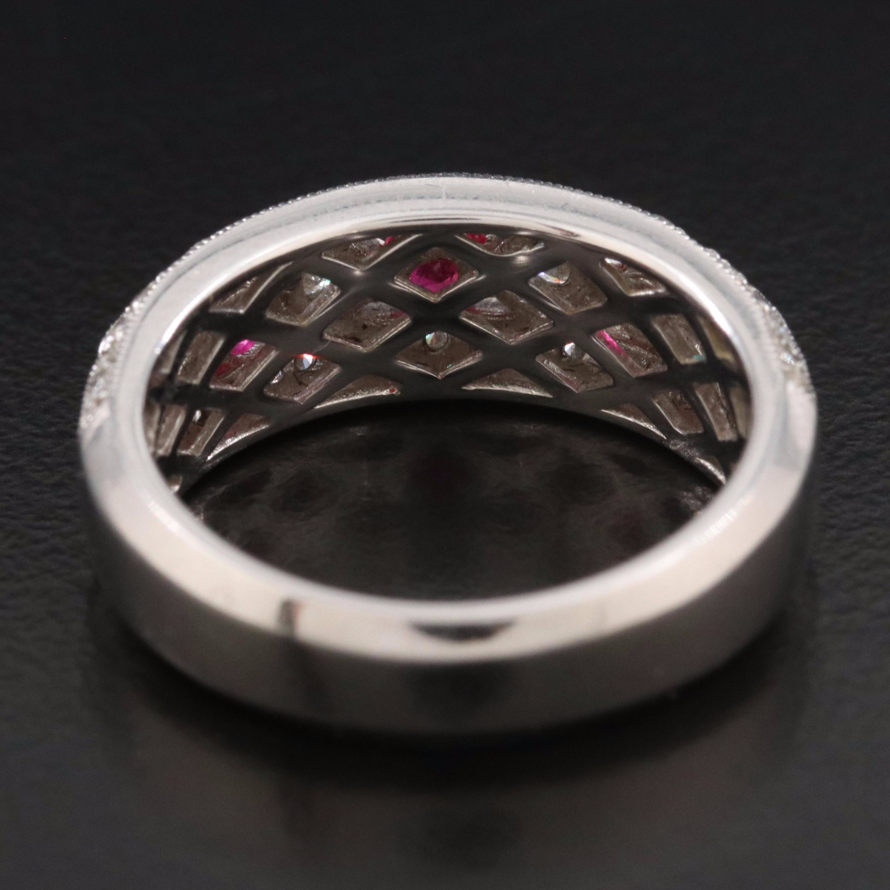 14K Ruby and Diamond Ring