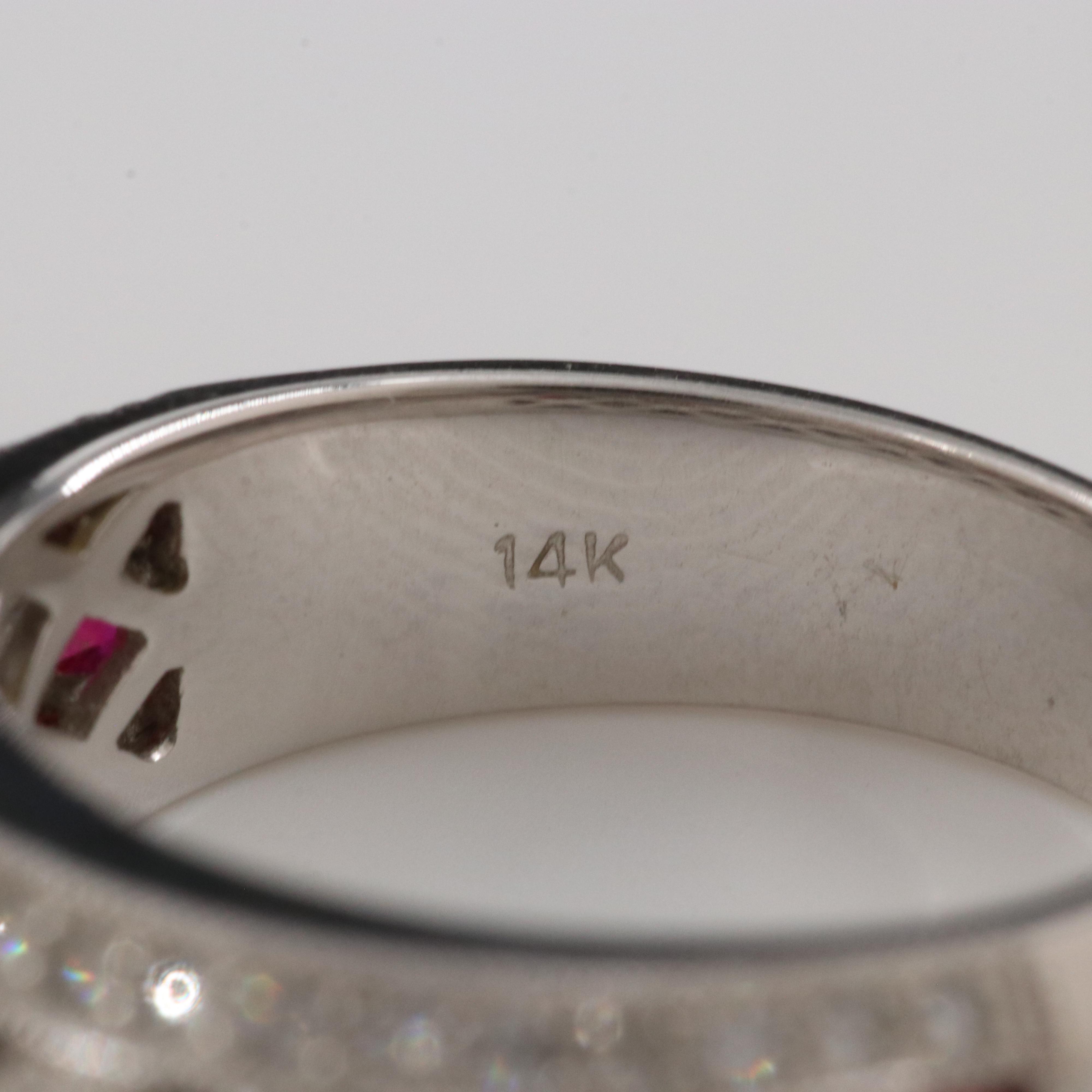 14K Ruby and Diamond Ring