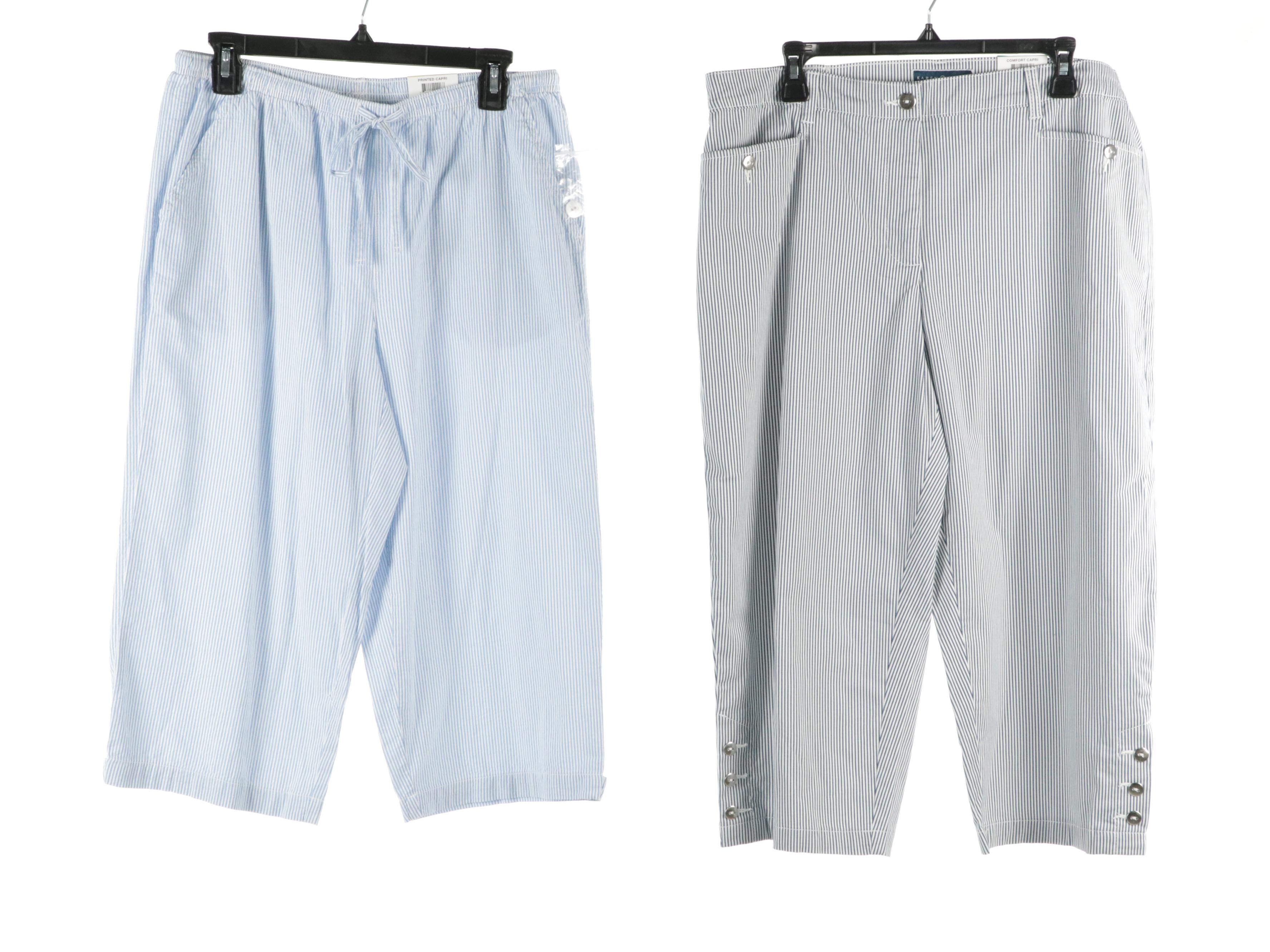 Sag Harbor Short Sleeve Top, Karen Scott Printed Capri Pants & Polo Sport Shorts