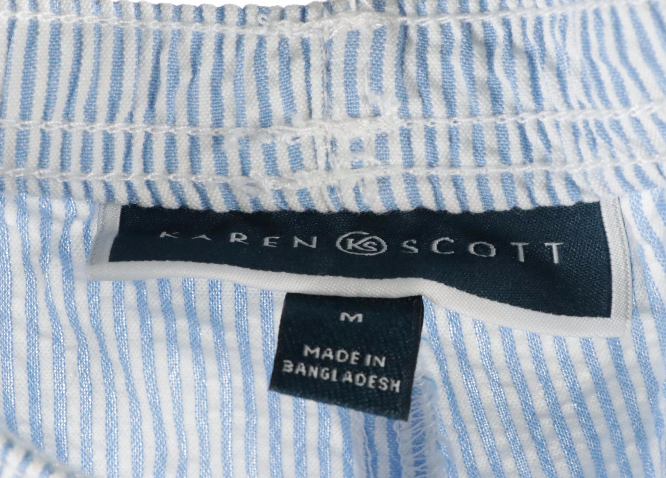 Sag Harbor Short Sleeve Top, Karen Scott Printed Capri Pants & Polo Sport Shorts