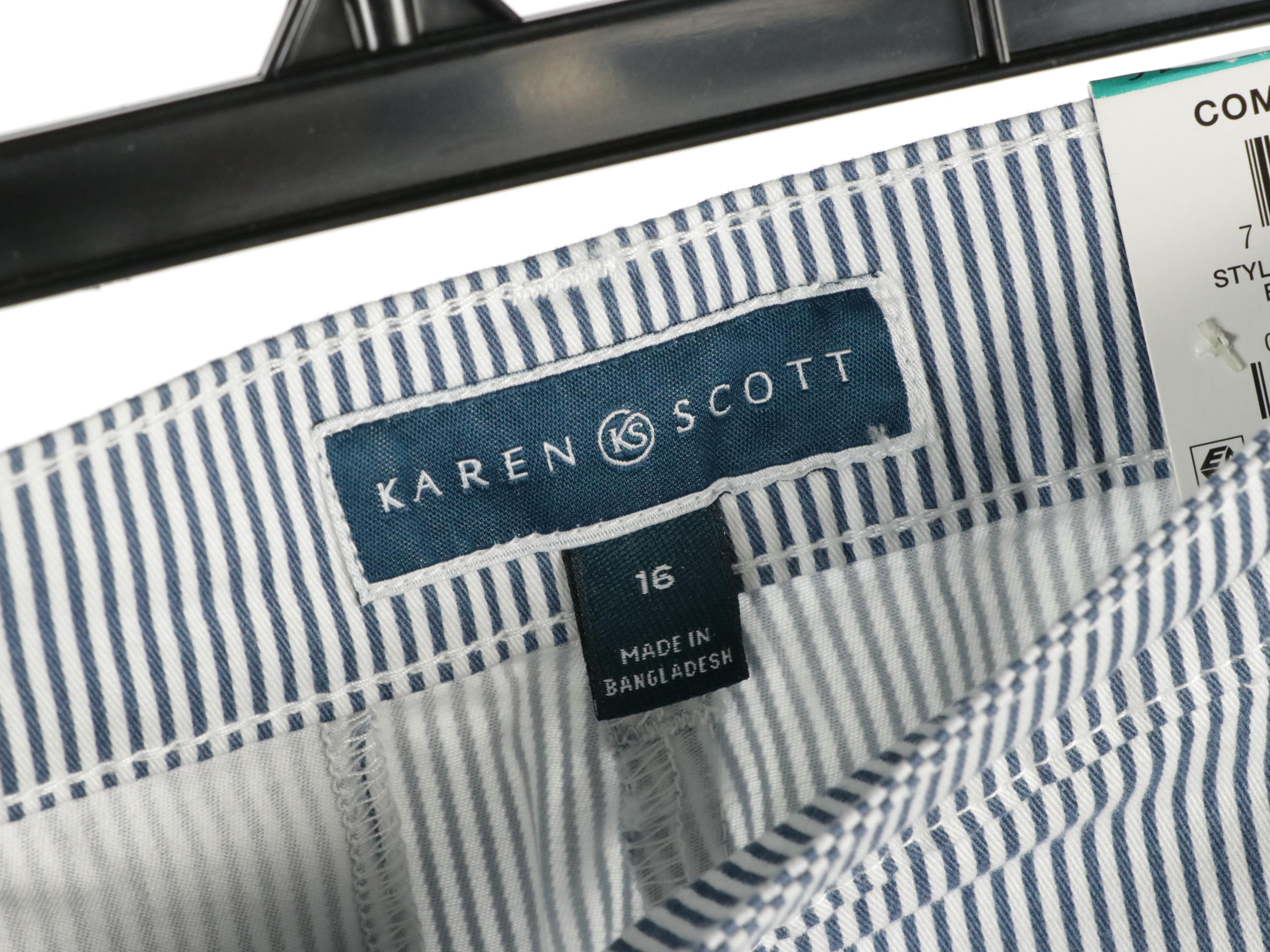 Sag Harbor Short Sleeve Top, Karen Scott Printed Capri Pants & Polo Sport Shorts