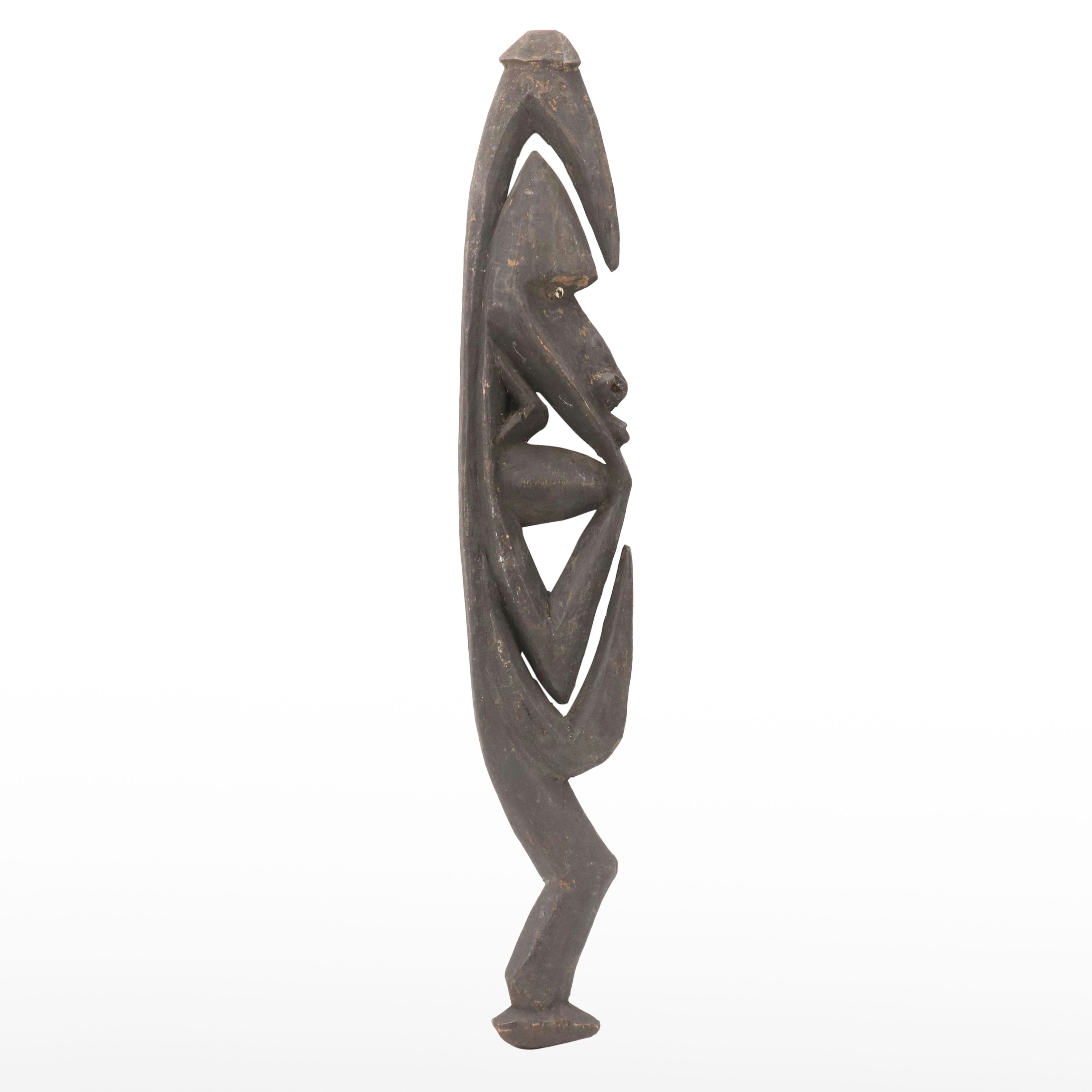 PNG Korewori River East Sepik Yipwon Hook Figure Wood Carving