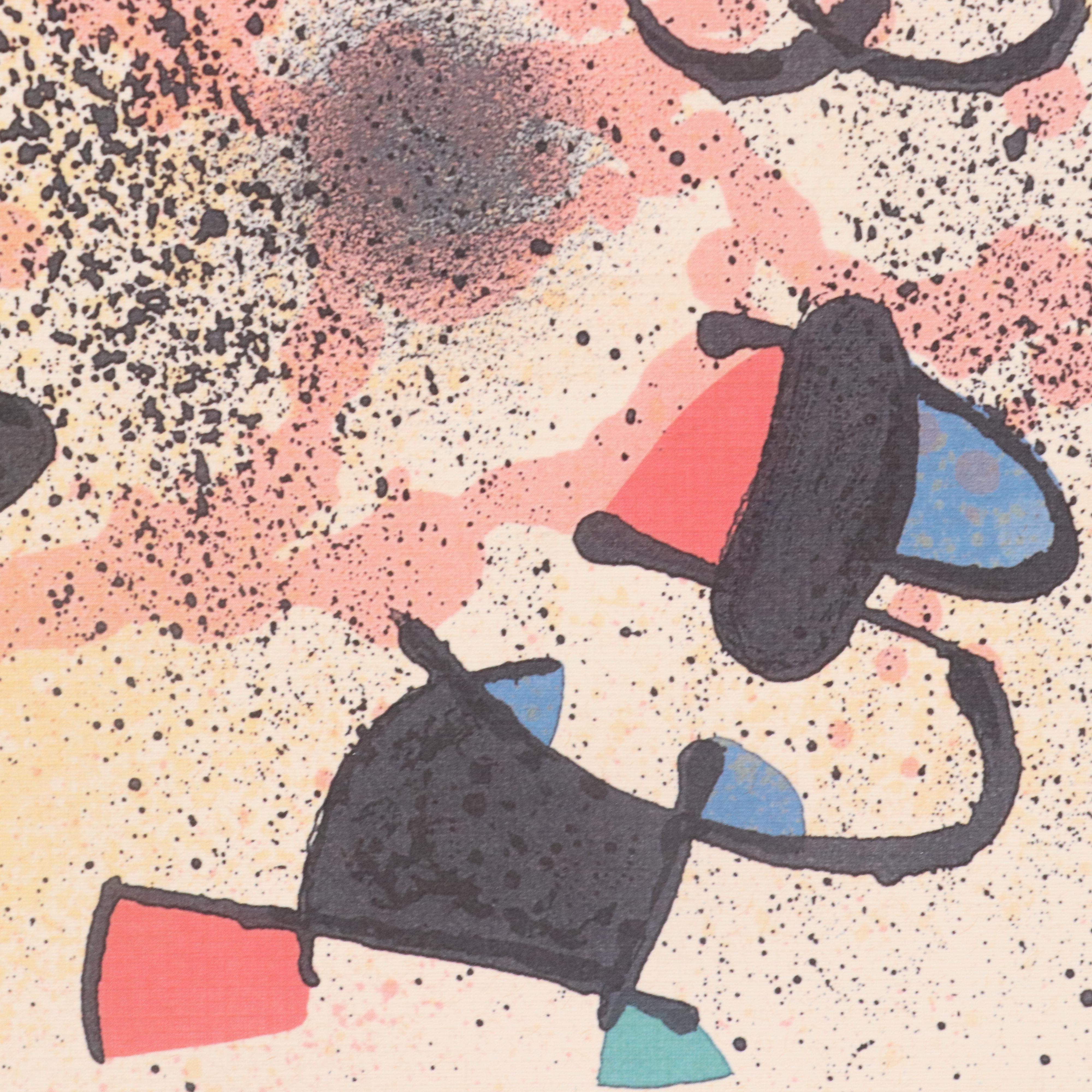 Offset Lithograph After Joan Miró "Sculpture II"