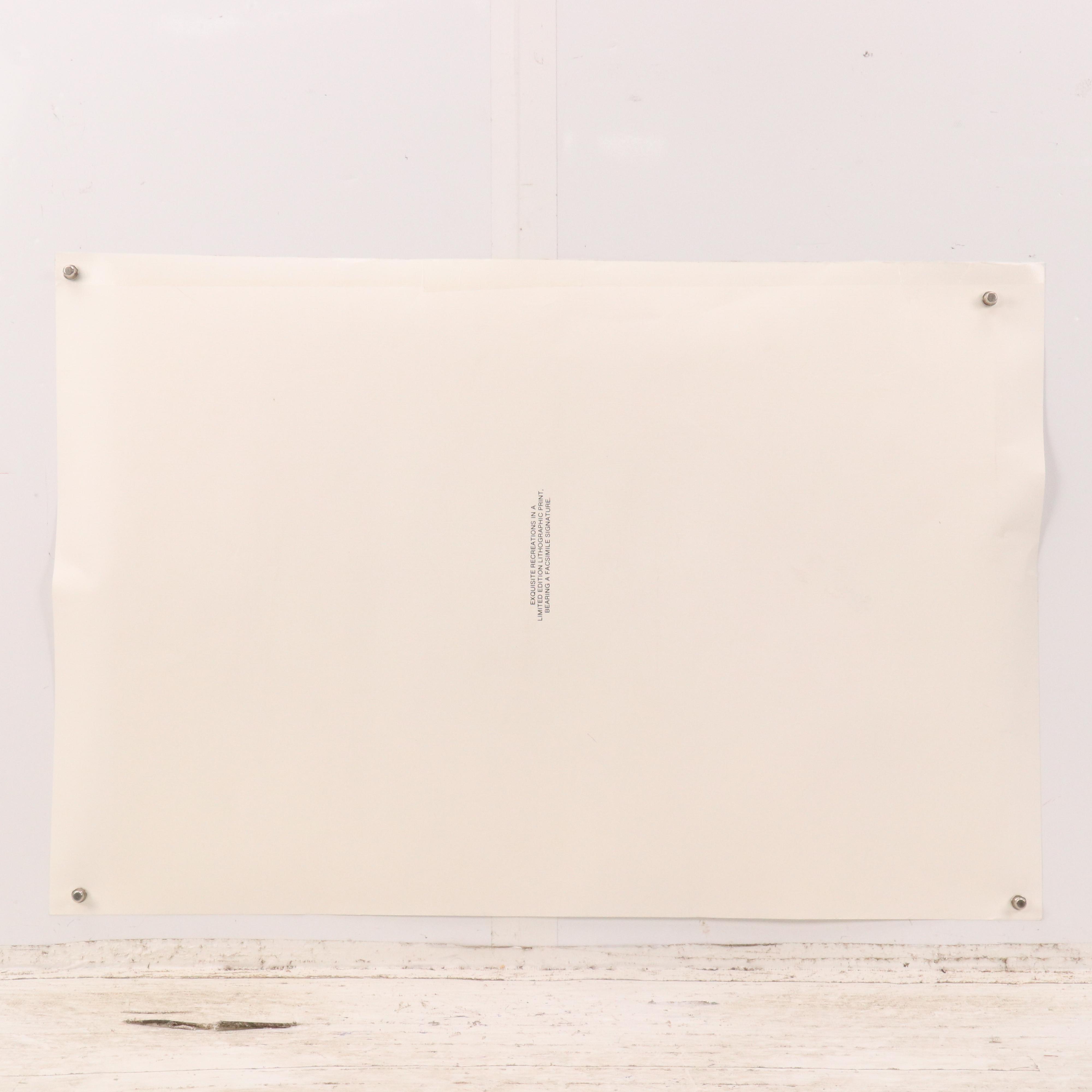 Offset Lithograph After Joan Miró "Sculpture II"