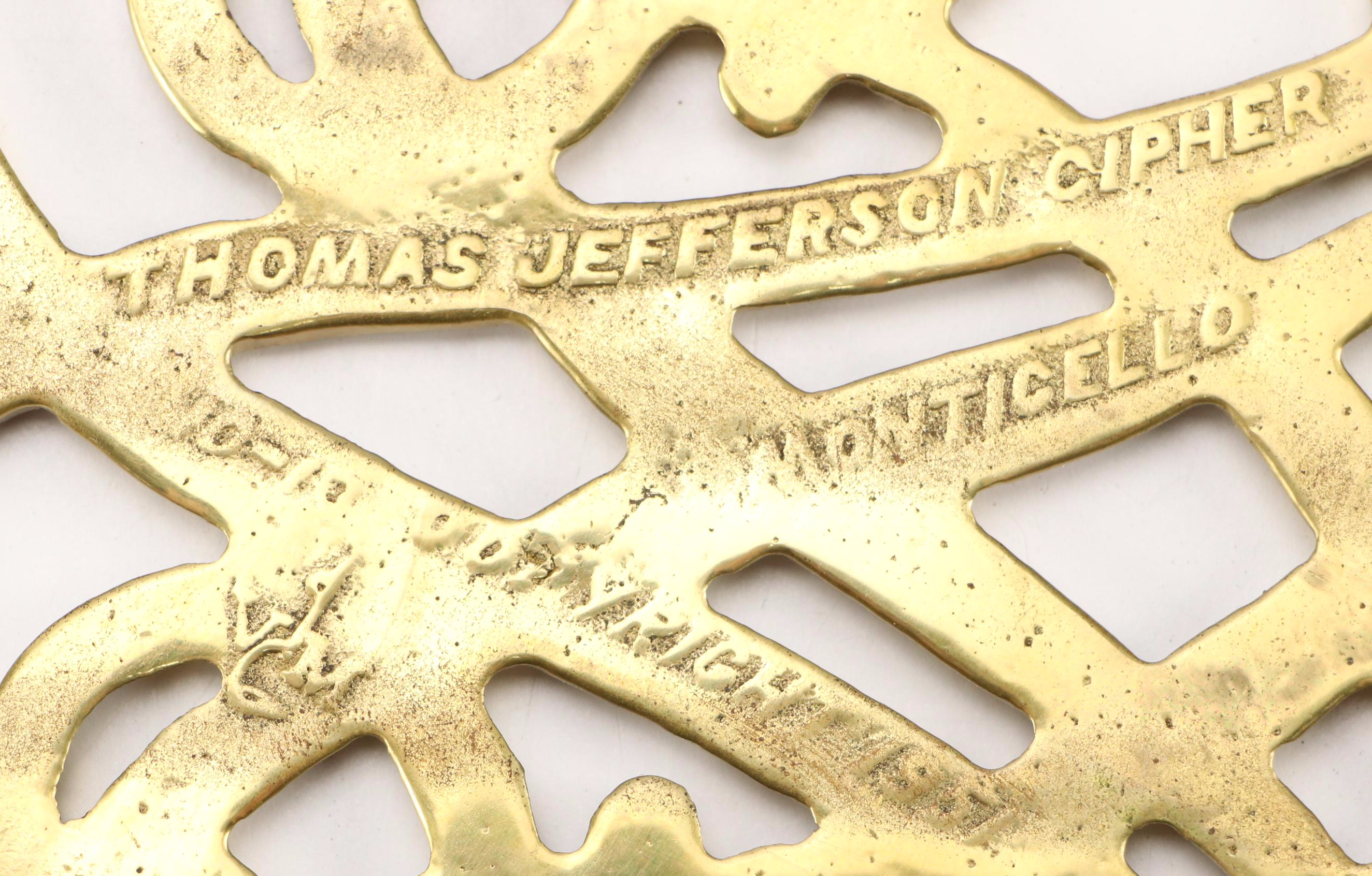Williamsburg Restoration Ceramic Bowls and Brass Coaster with Other Pewter Spoon