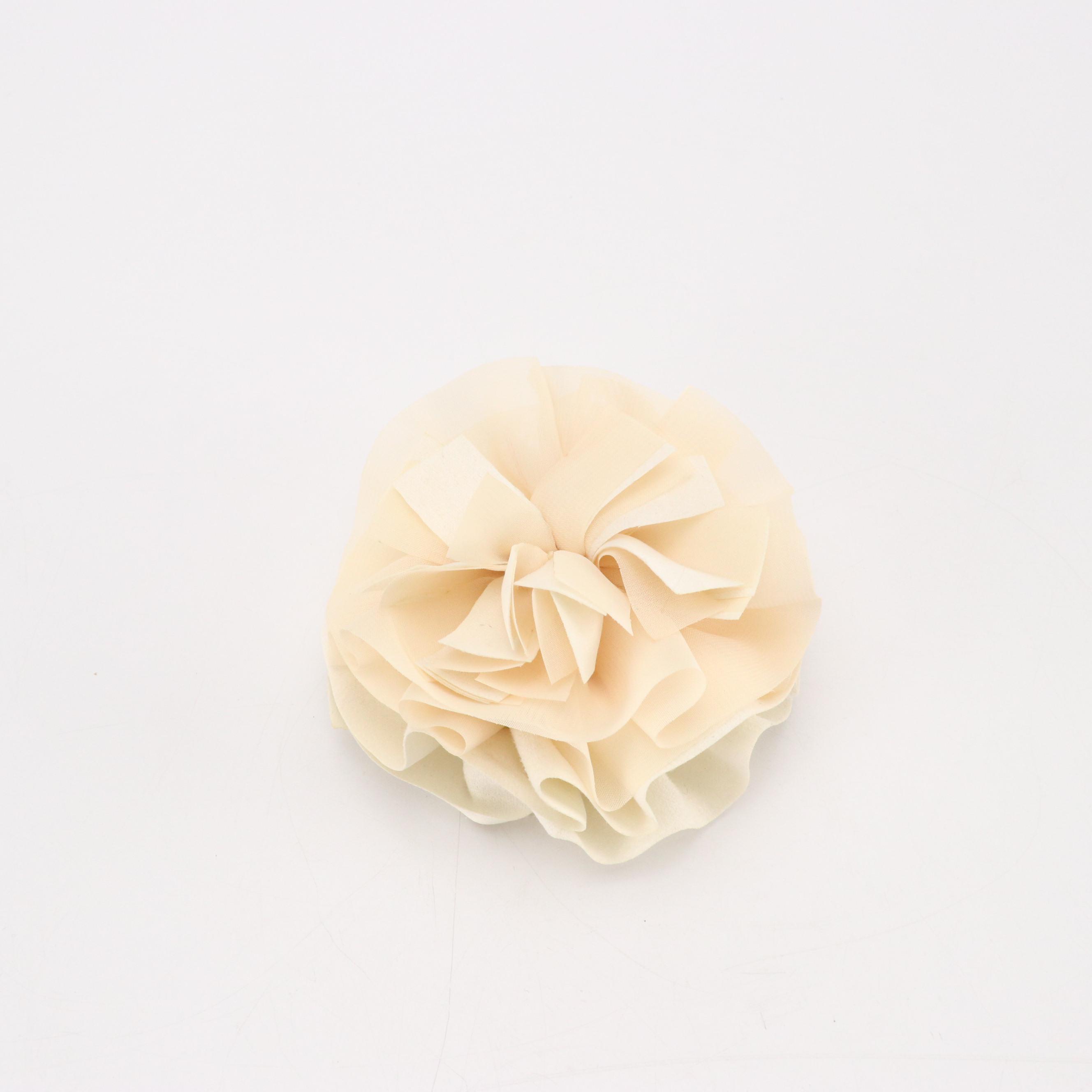 Chico's Feather and Fabric Brooch Pins with Crystal Accents