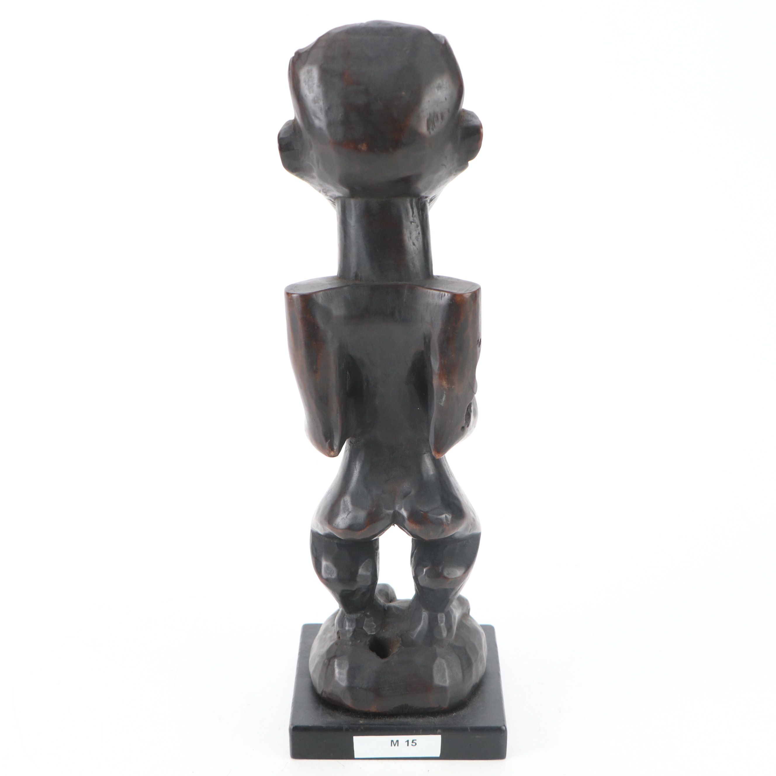 Congolese Carved Wood Songye Community Nkisi Power Figure, Mid-20th Century