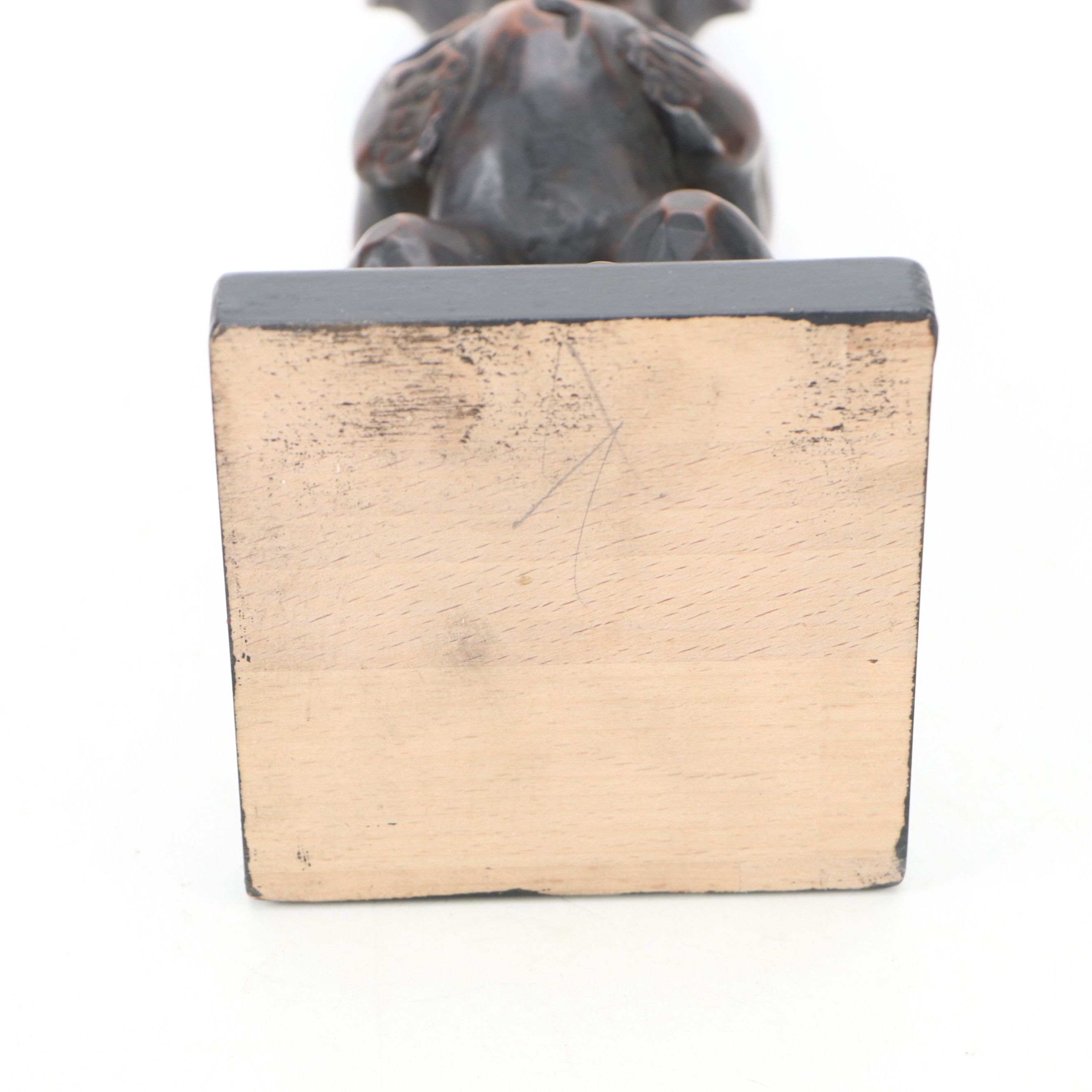 Congolese Carved Wood Songye Community Nkisi Power Figure, Mid-20th Century