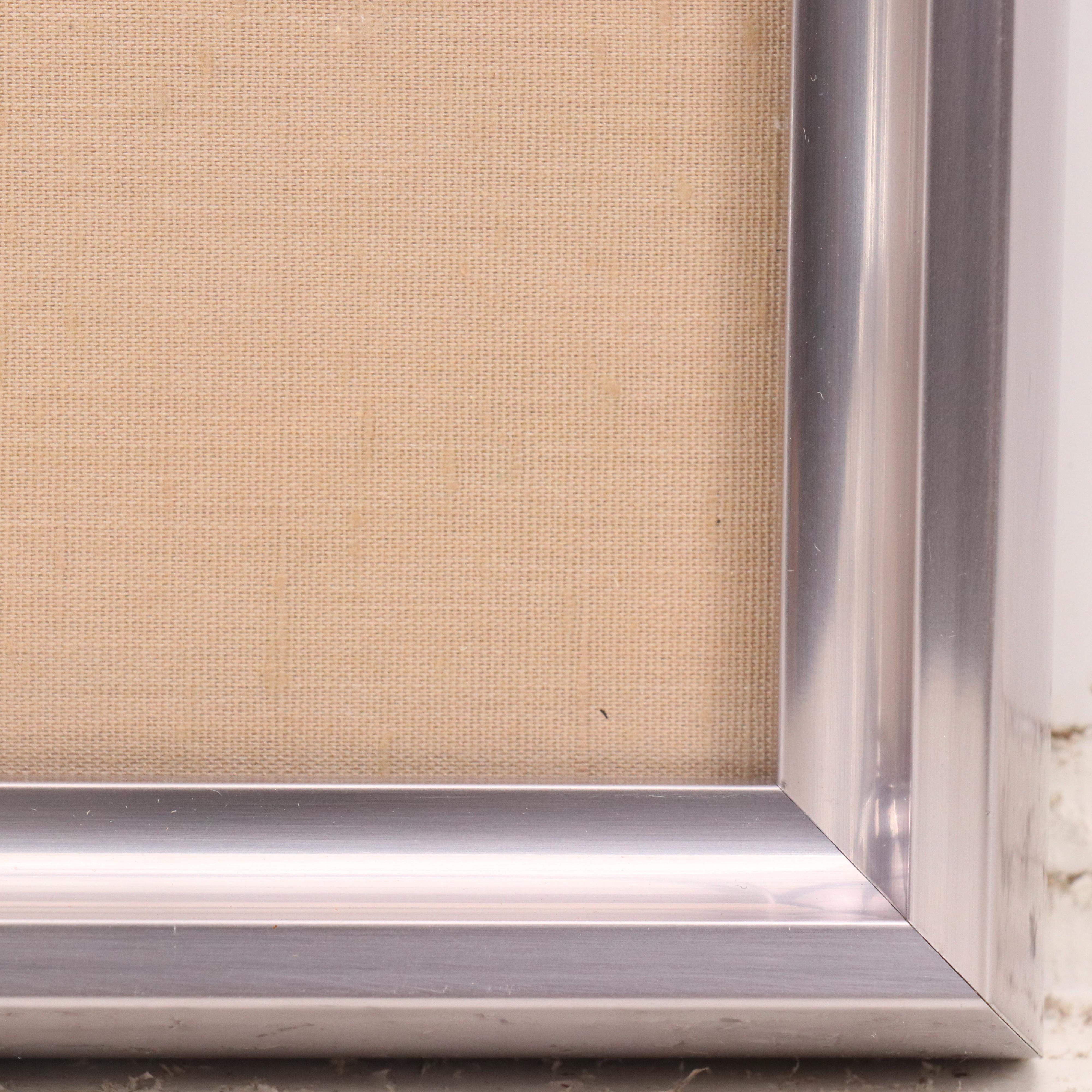 Japanese Watercolor Painting of Landscape with Waterfall