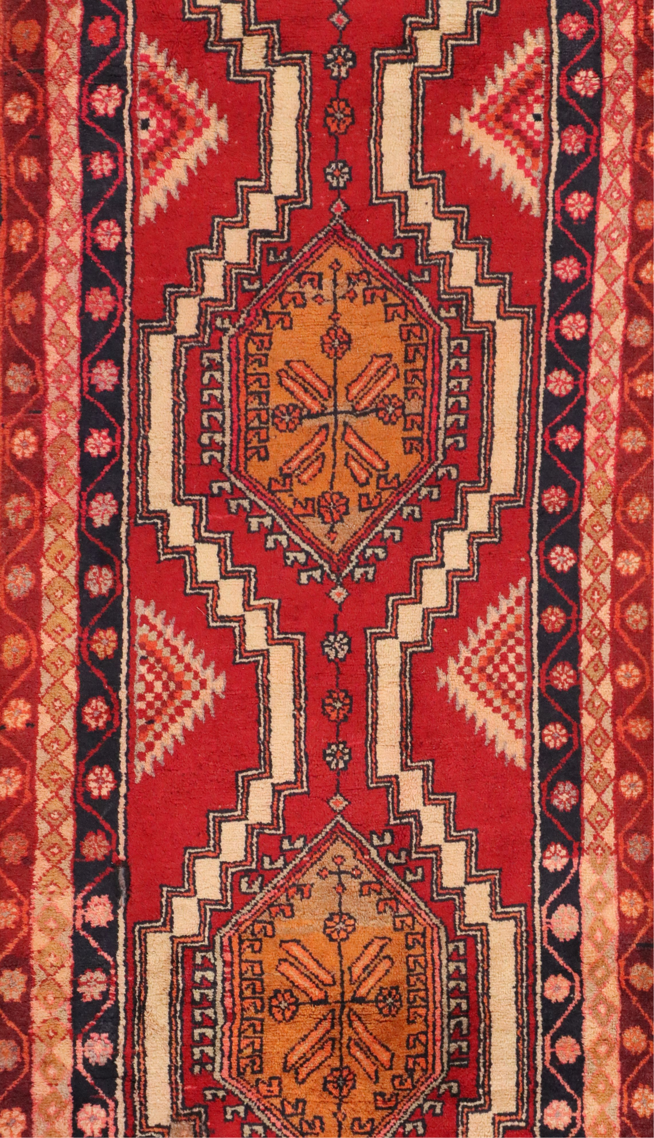 3'3 x 13'9 Hand-Knotted Persian Lurs Carpet Runner Long Rug