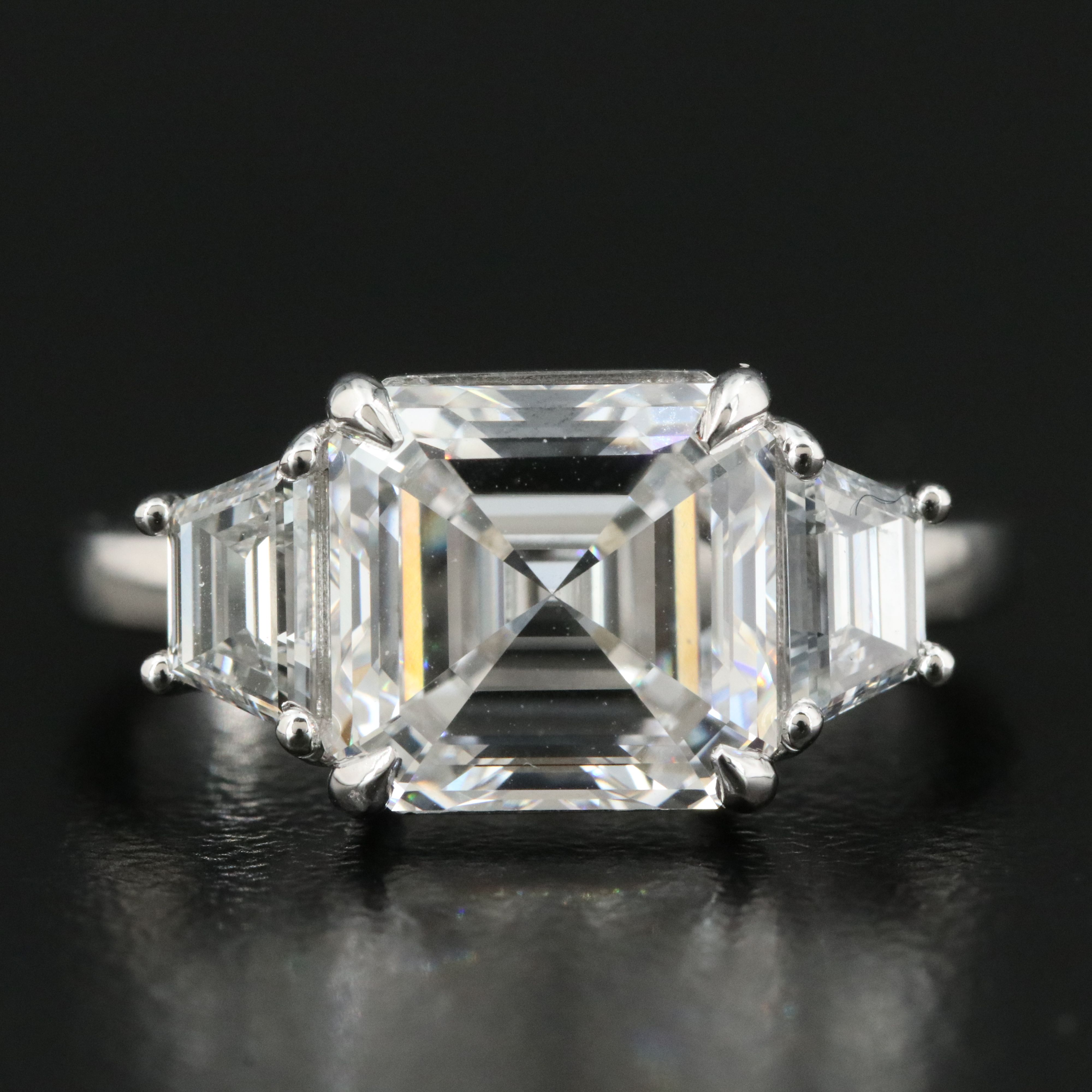 14K 4.57 CTW Lab Grown Diamond Ring with IGI Report