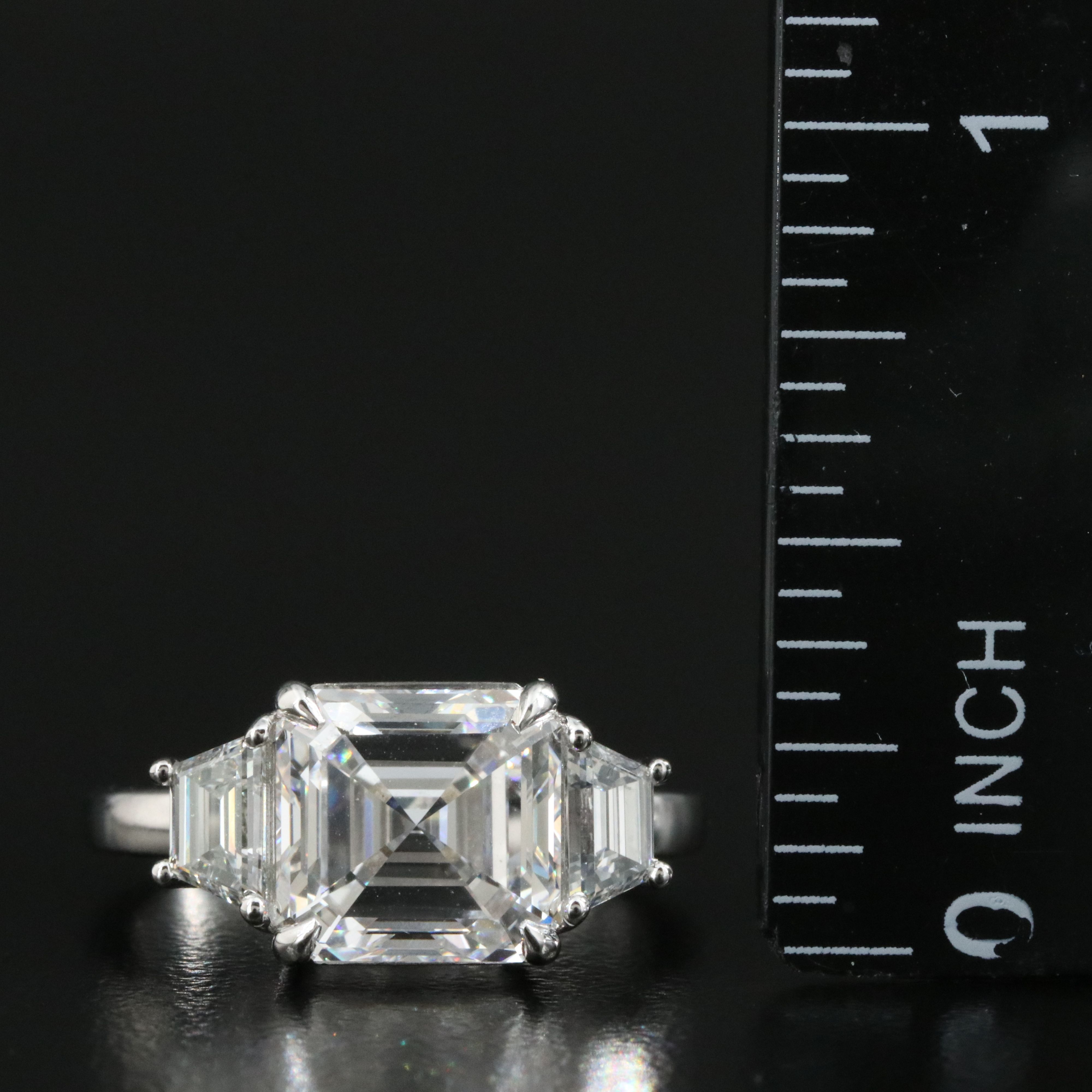 14K 4.57 CTW Lab Grown Diamond Ring with IGI Report
