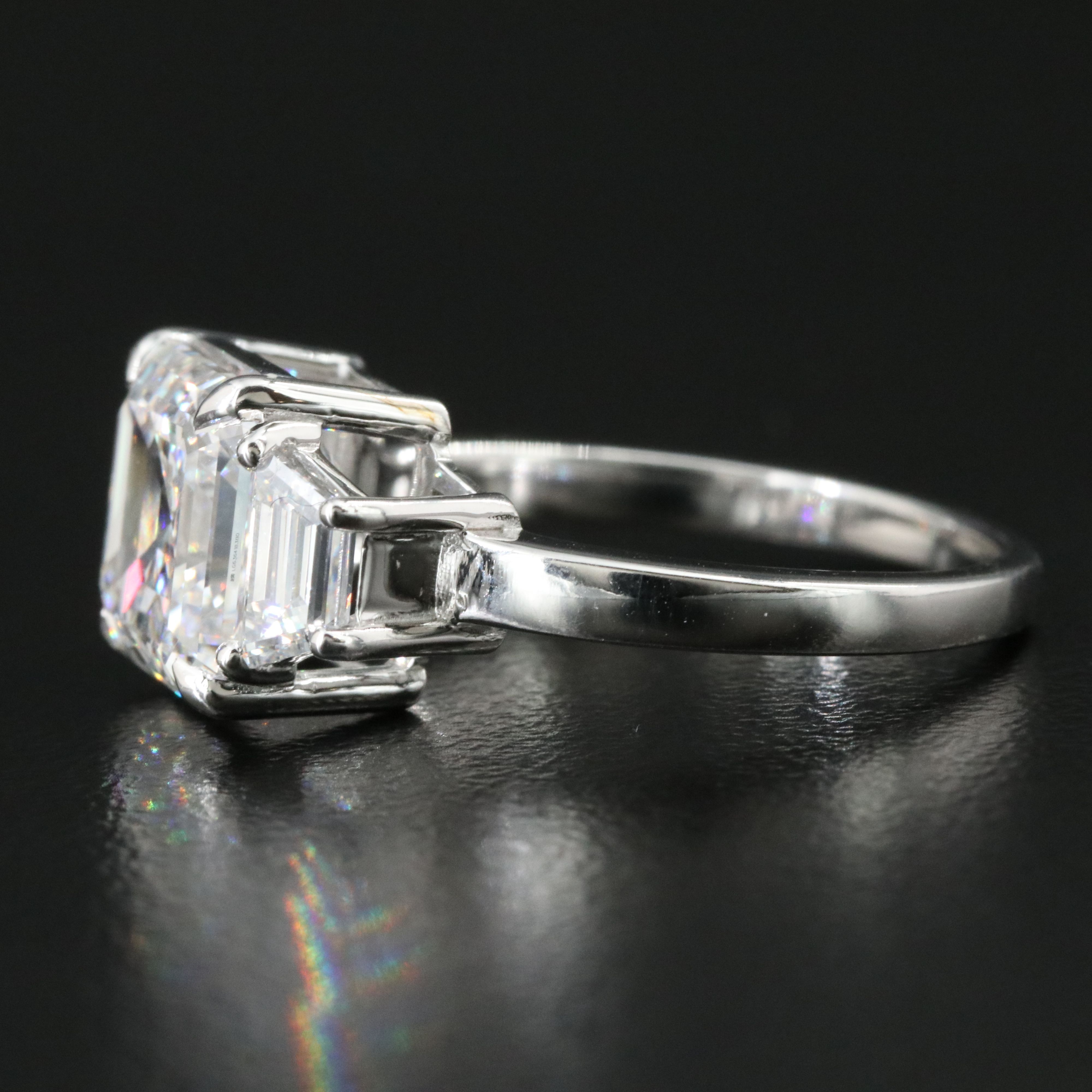 14K 4.57 CTW Lab Grown Diamond Ring with IGI Report