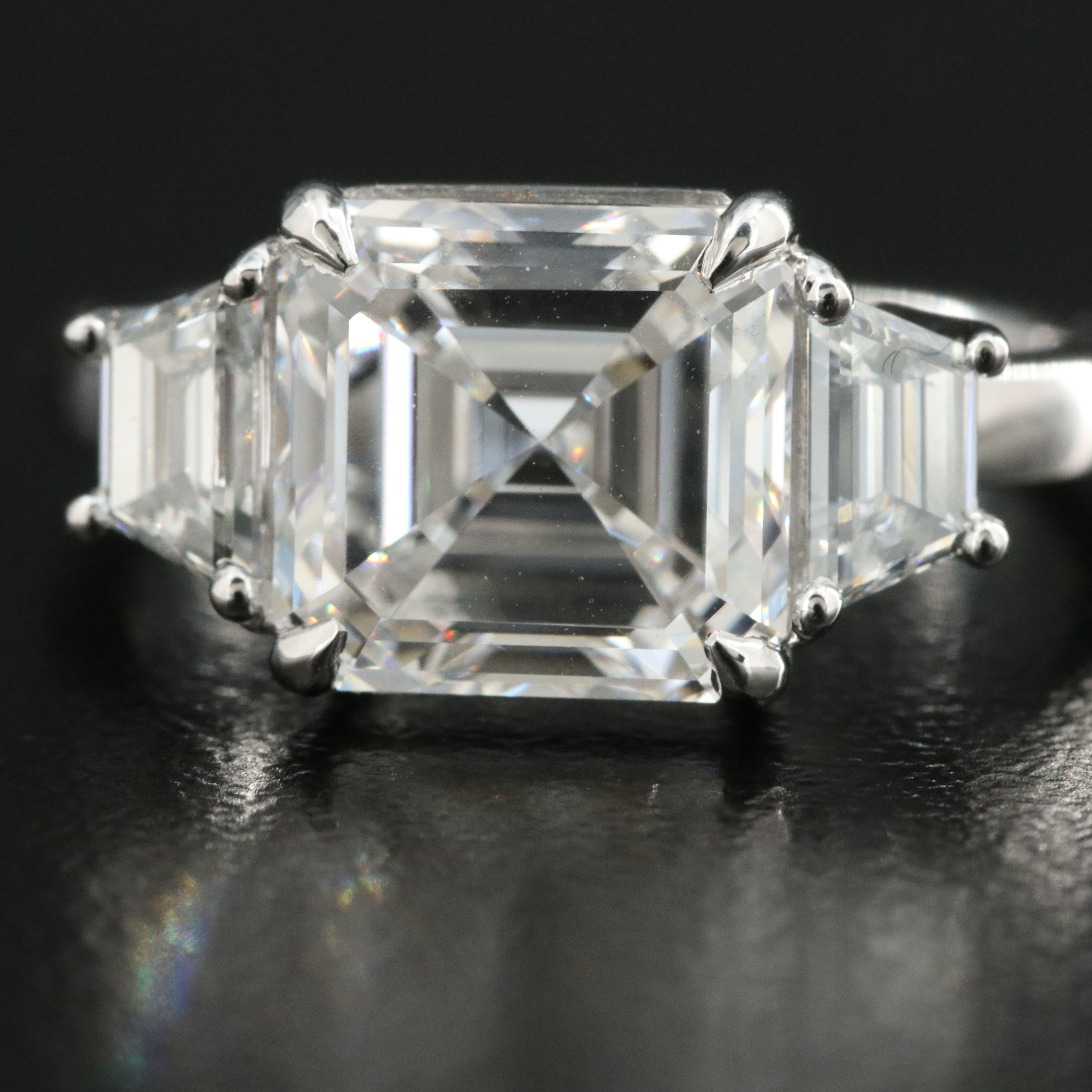 14K 4.57 CTW Lab Grown Diamond Ring with IGI Report