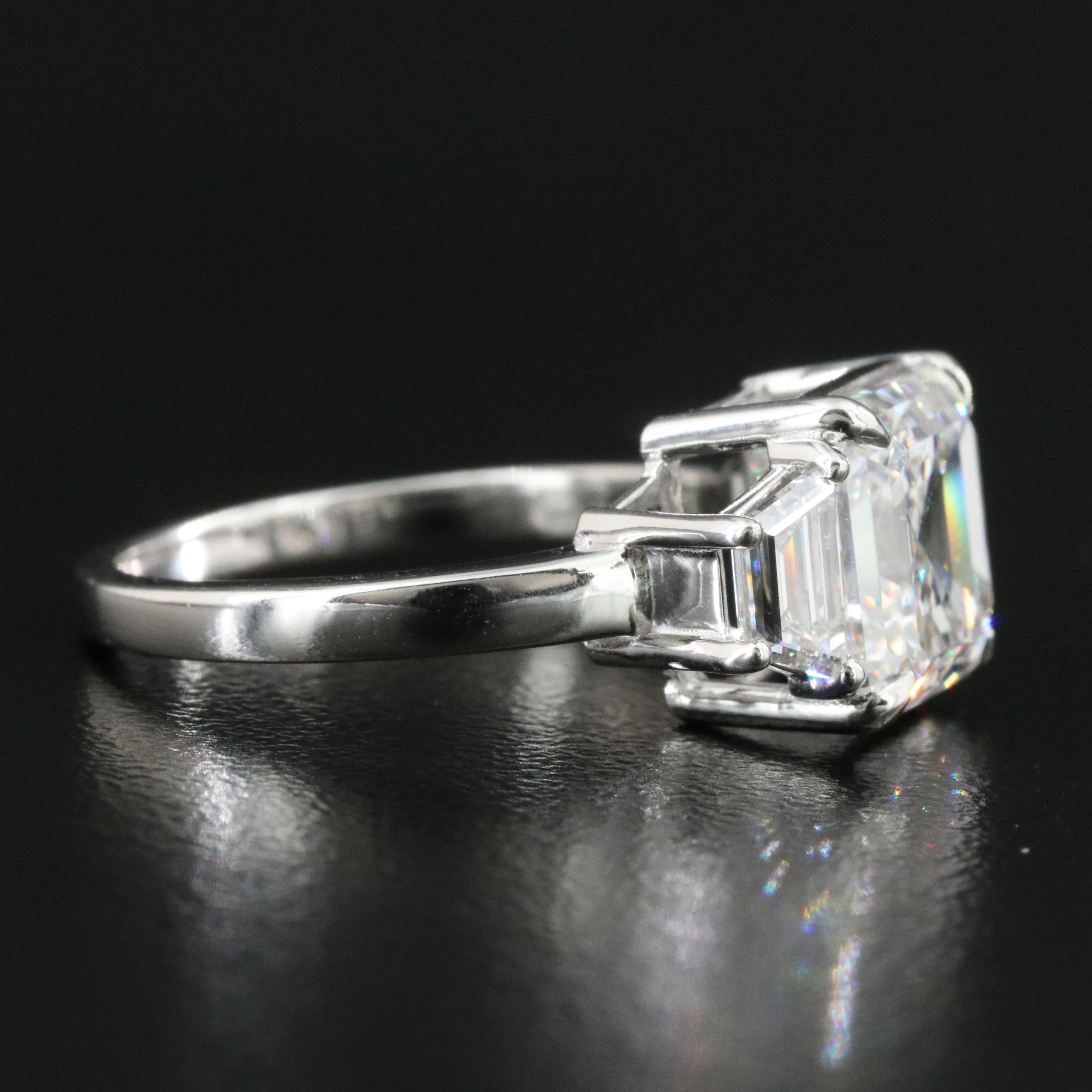 14K 4.57 CTW Lab Grown Diamond Ring with IGI Report