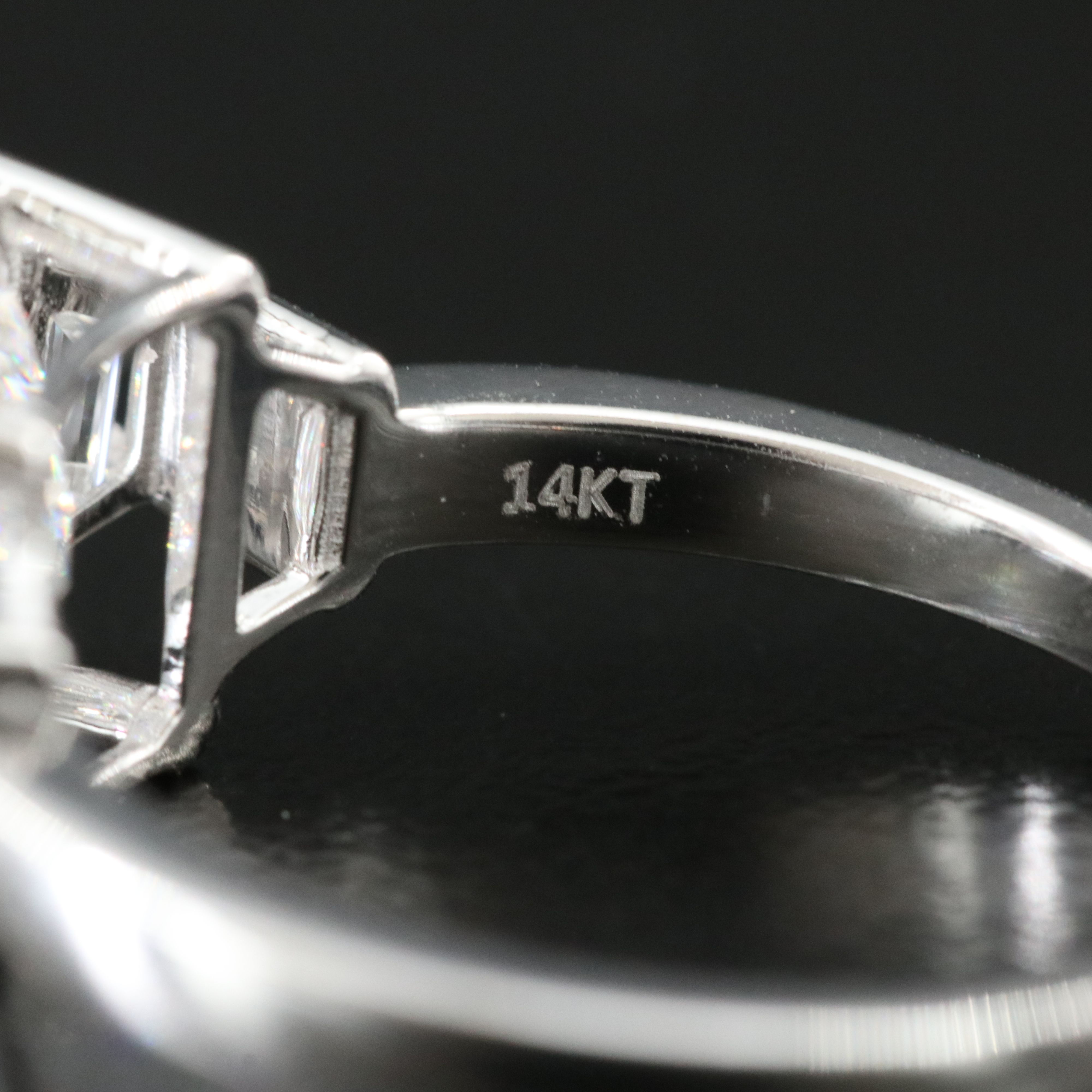 14K 4.57 CTW Lab Grown Diamond Ring with IGI Report