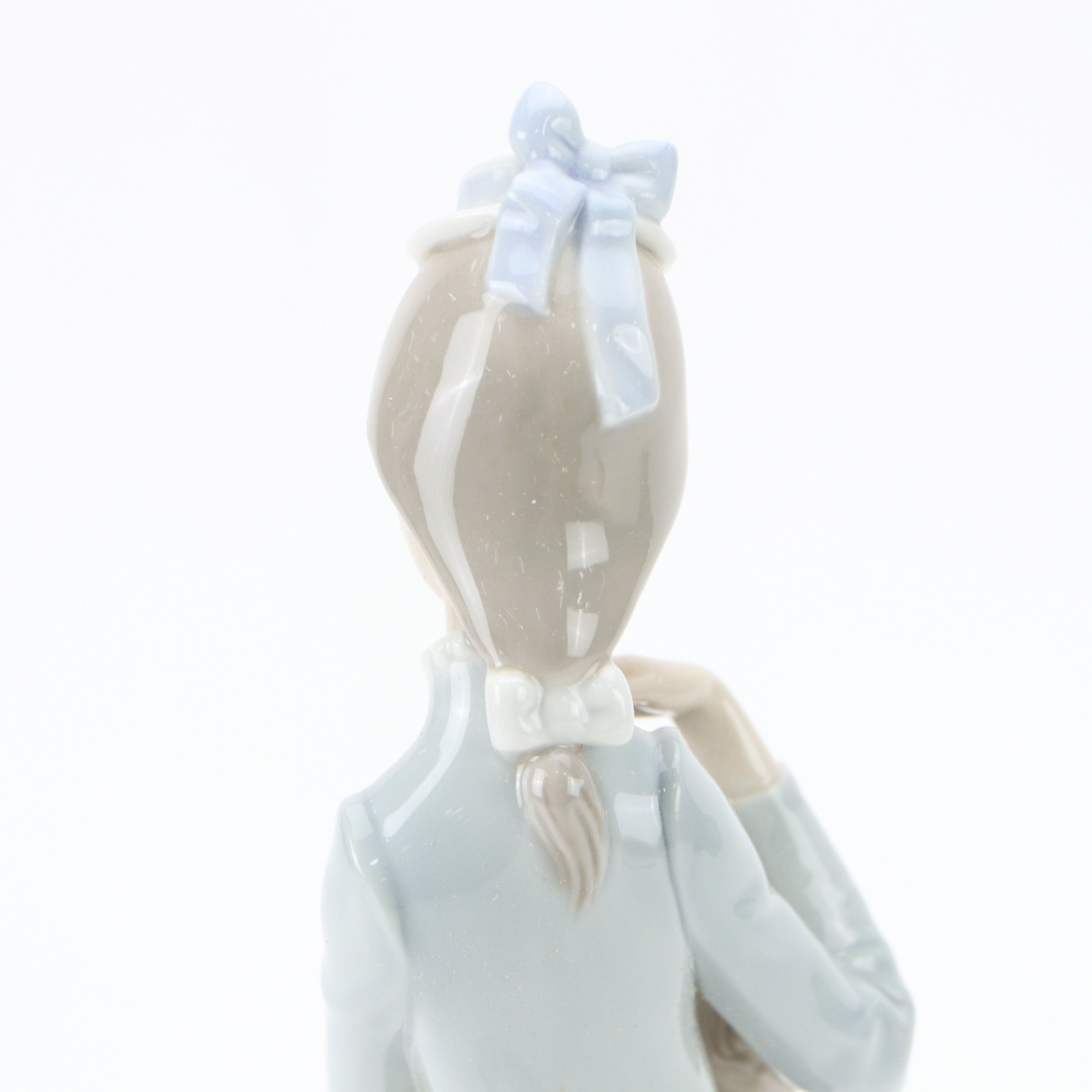 Lladró "A Walk with the Dog" Porcelain Figurine