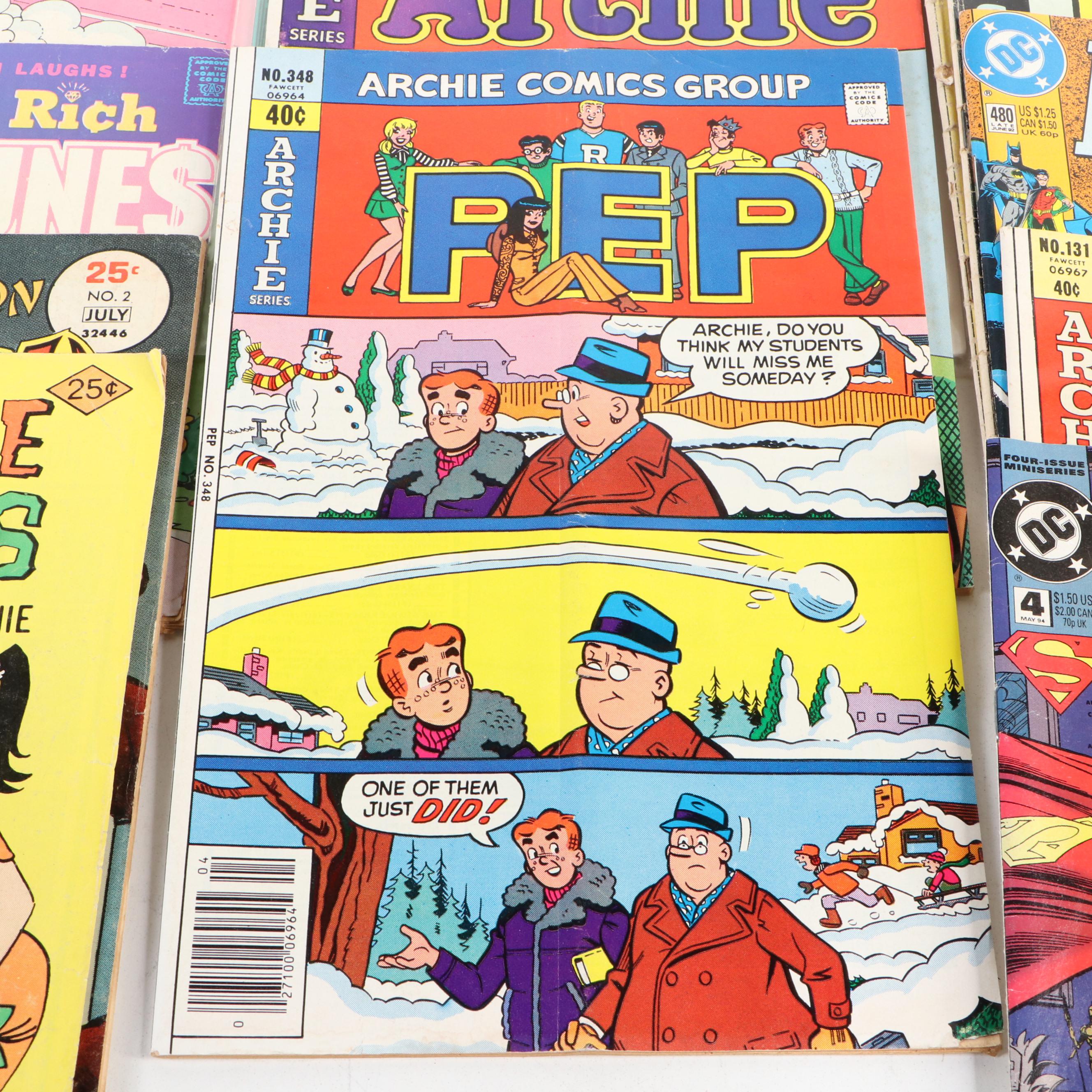 Silver, Bronze & Modern Comics With "Batman", "Bugs Bunny", "Richie Rich", More