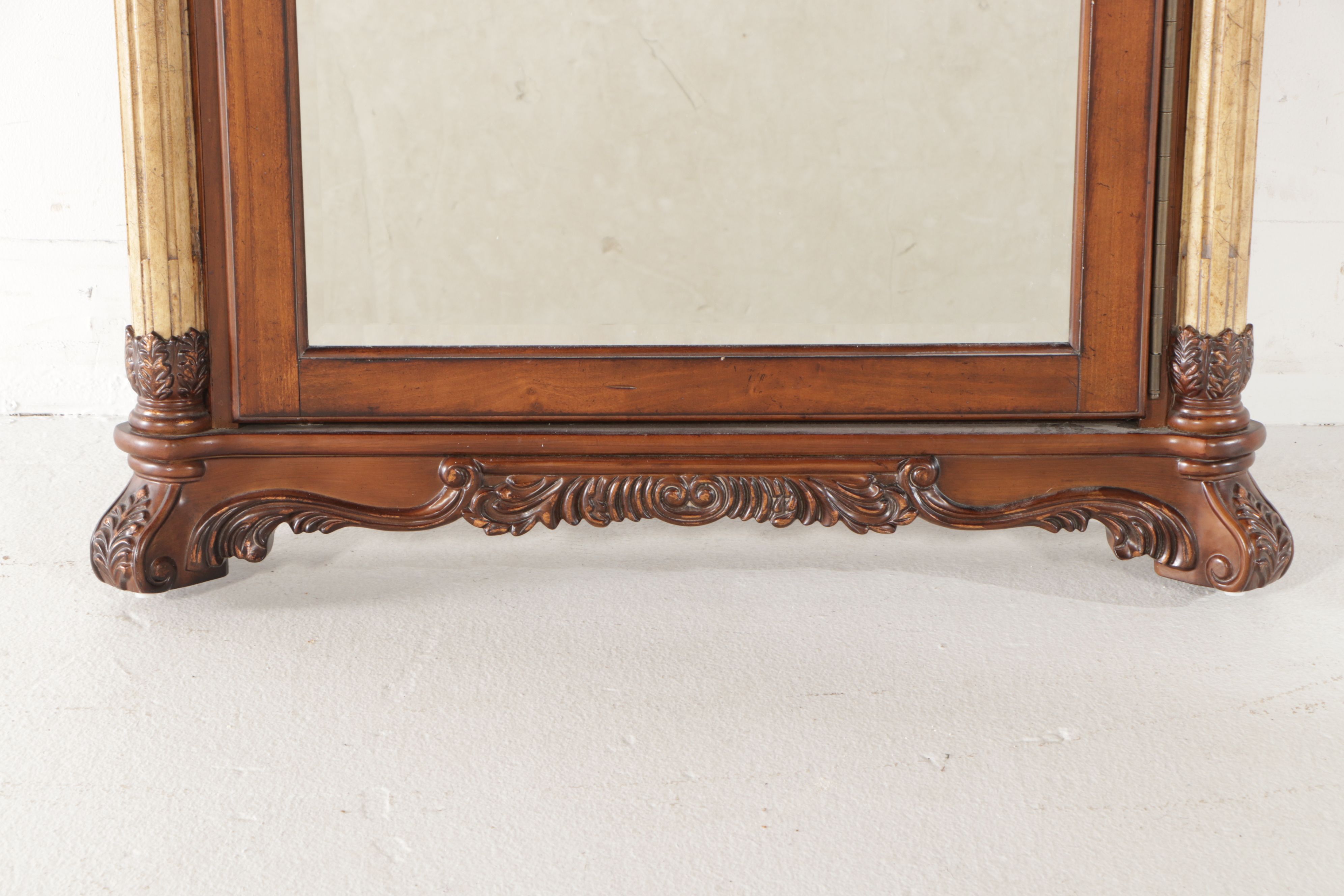 AICO Victoria Palace Wooden Full Length Mirror with Storage