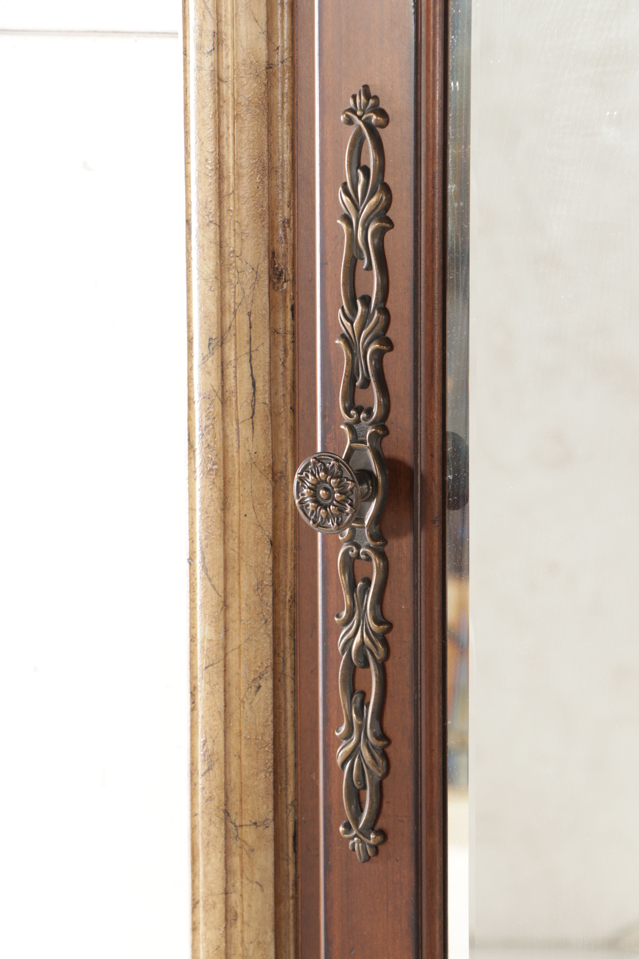 AICO Victoria Palace Wooden Full Length Mirror with Storage