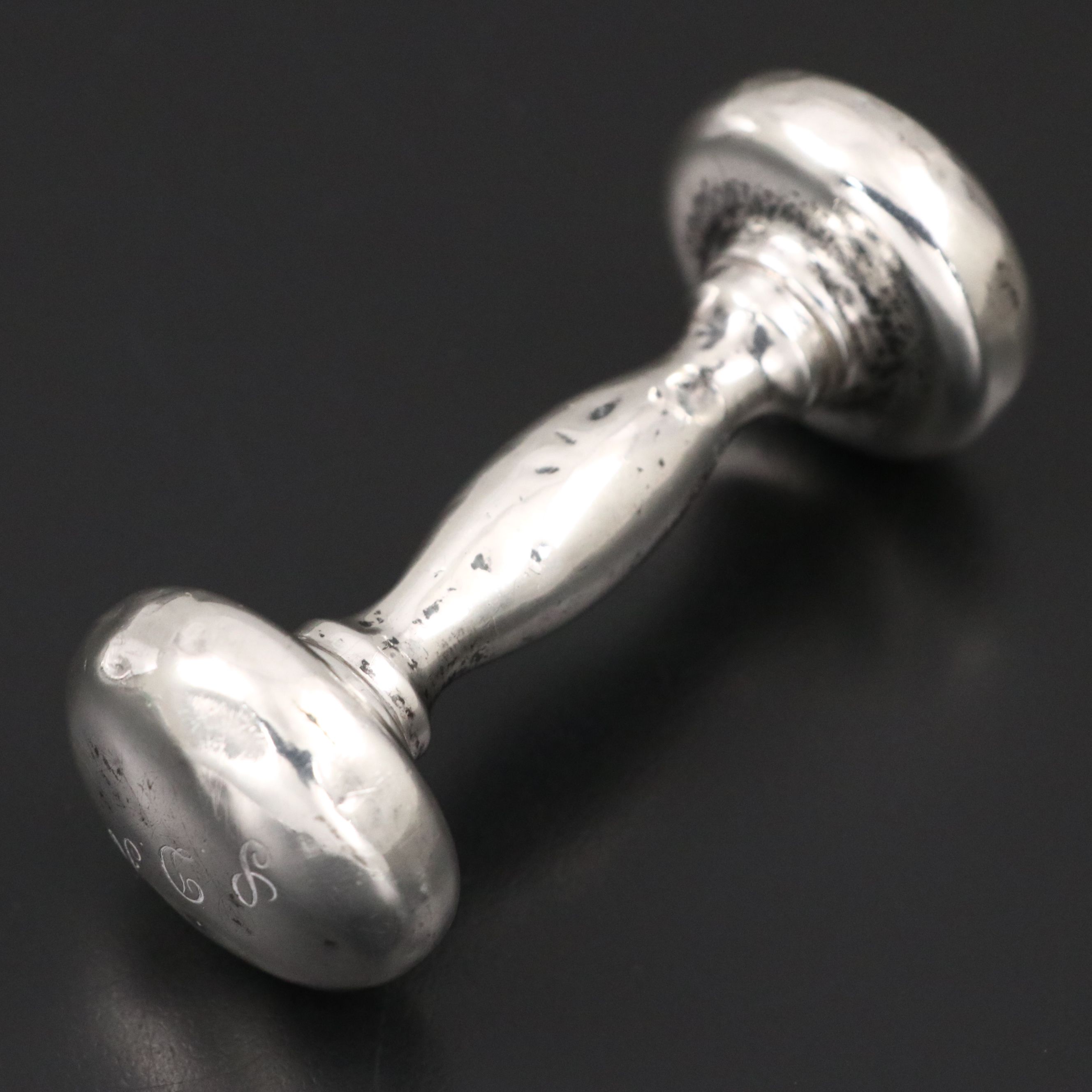 Webster Sterling Silver Baby Rattles, Mid-20th Century