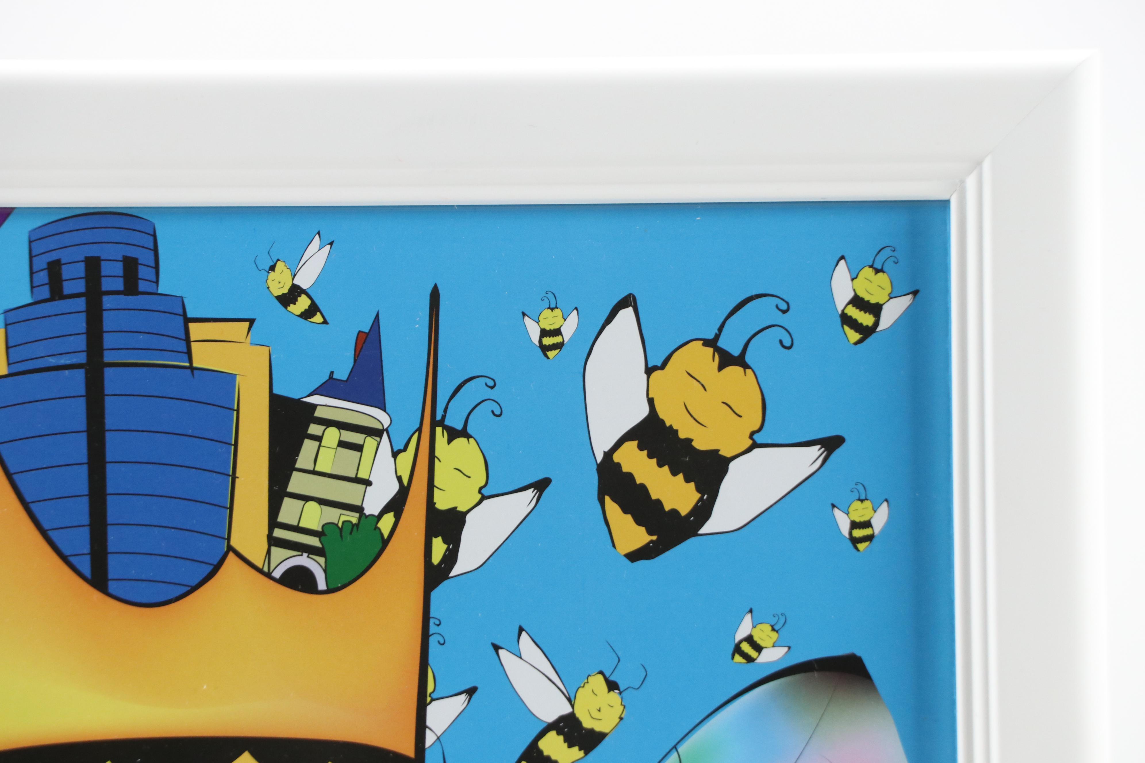 Cincinnati 2019 "Queen Bee" Half Marathon Poster