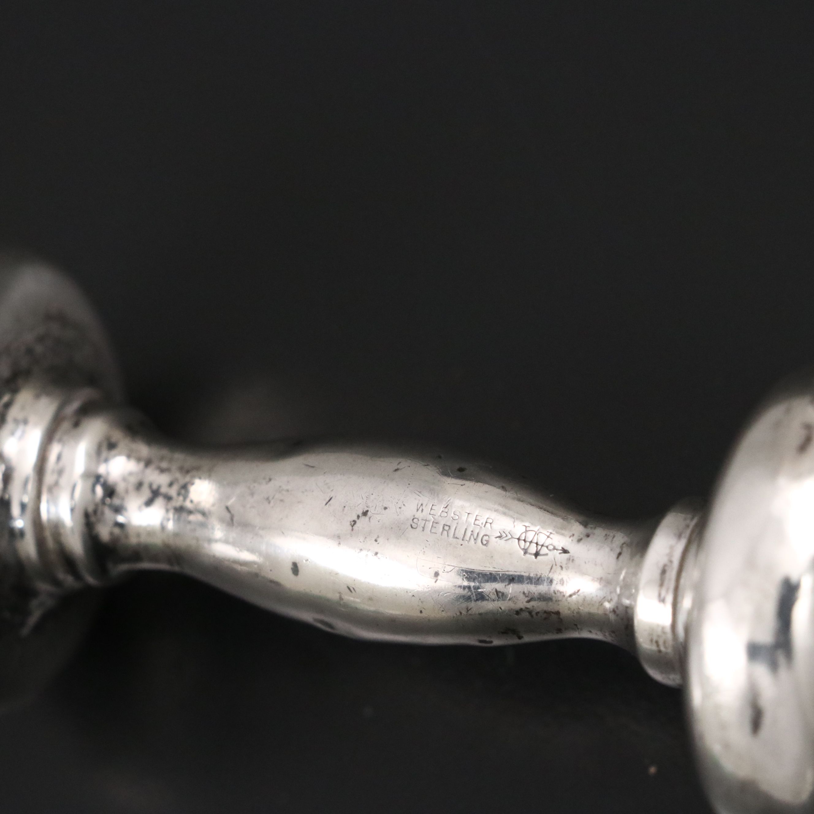 Webster Sterling Silver Baby Rattles, Mid-20th Century