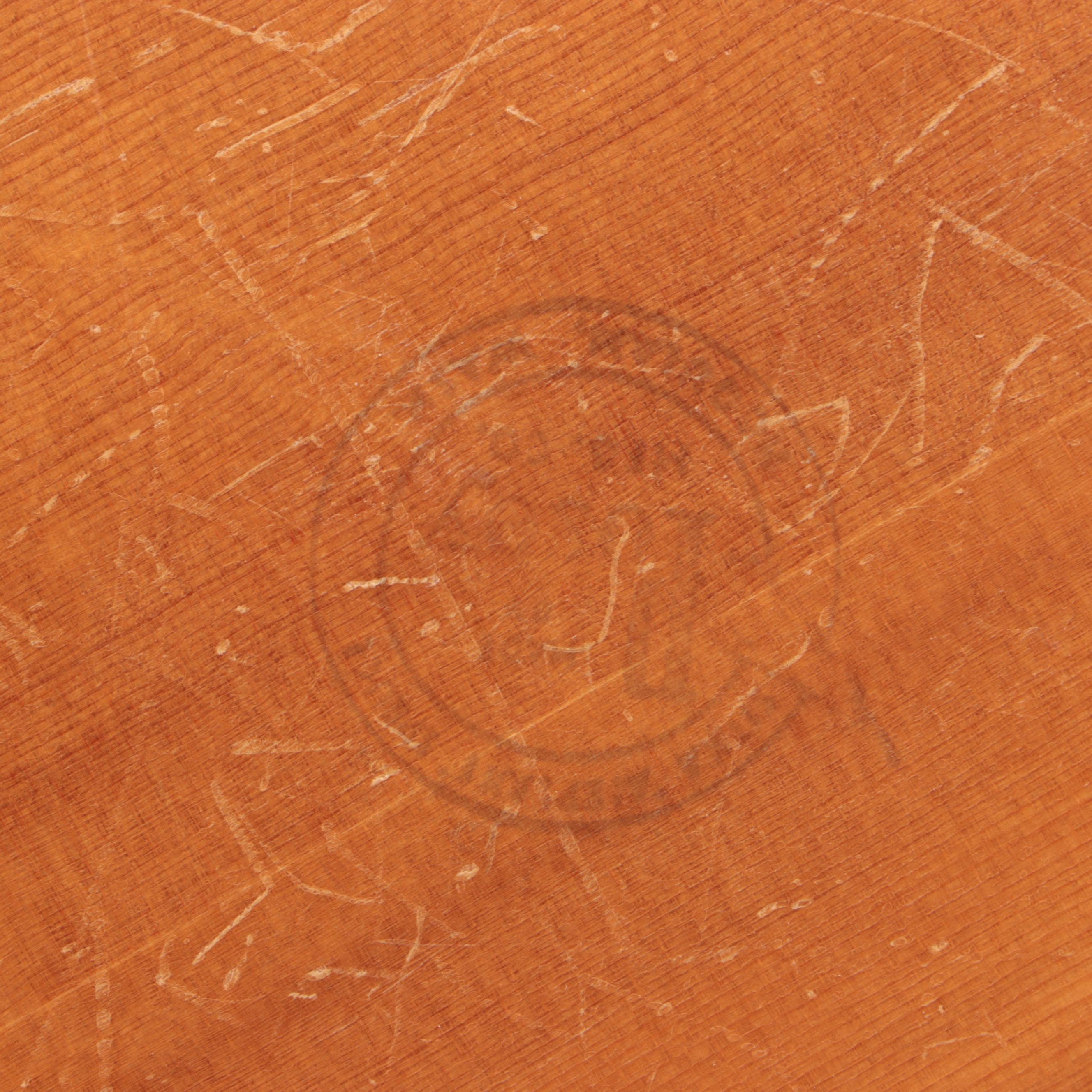 Posey Folk Art Painted Tray with Basket and Other Kitchen Accessories