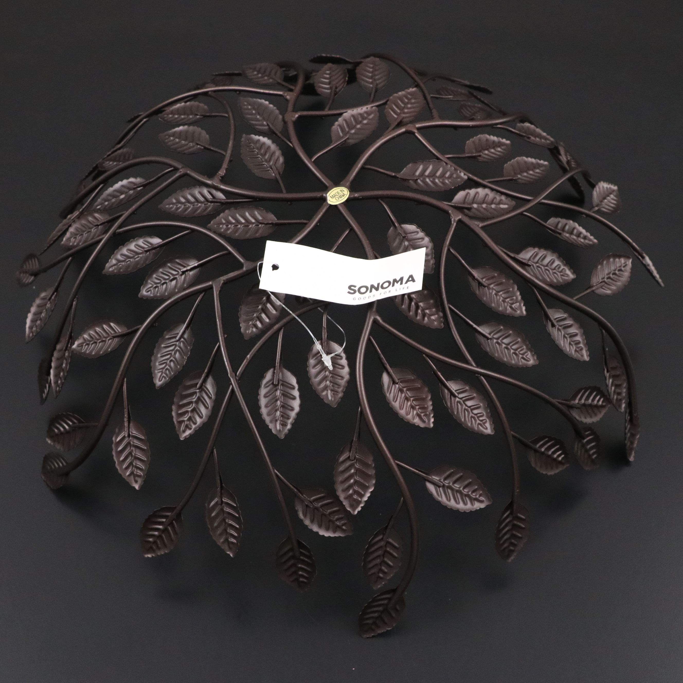 Acrylic Serving Trays, Sonoma Metal Leaf Decorative Bowl, and Other Serveware