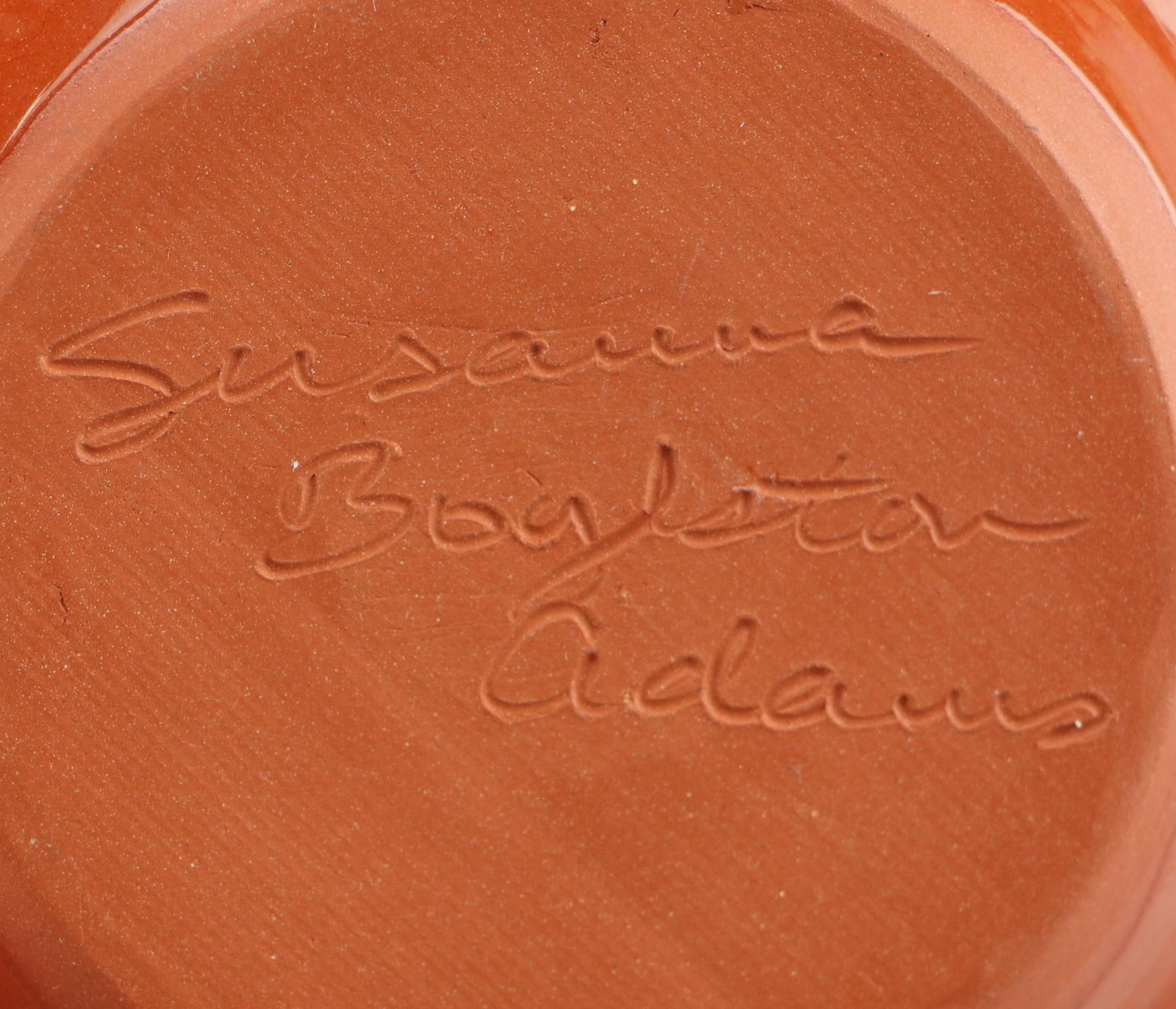 Susan Boylston Adams Ceramic Plate with Other Candlestick and Ornaments