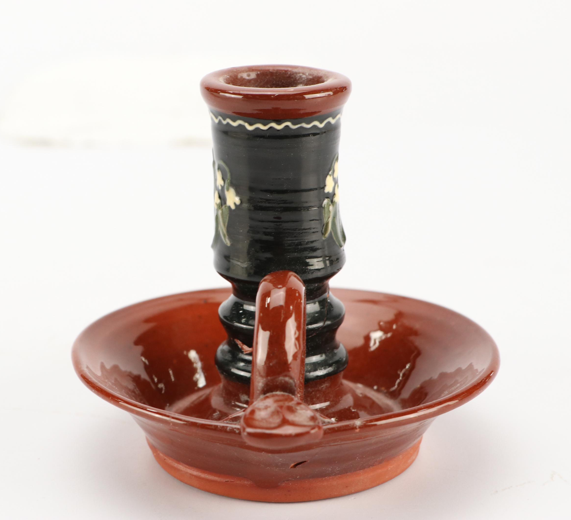 Susan Boylston Adams Ceramic Plate with Other Candlestick and Ornaments