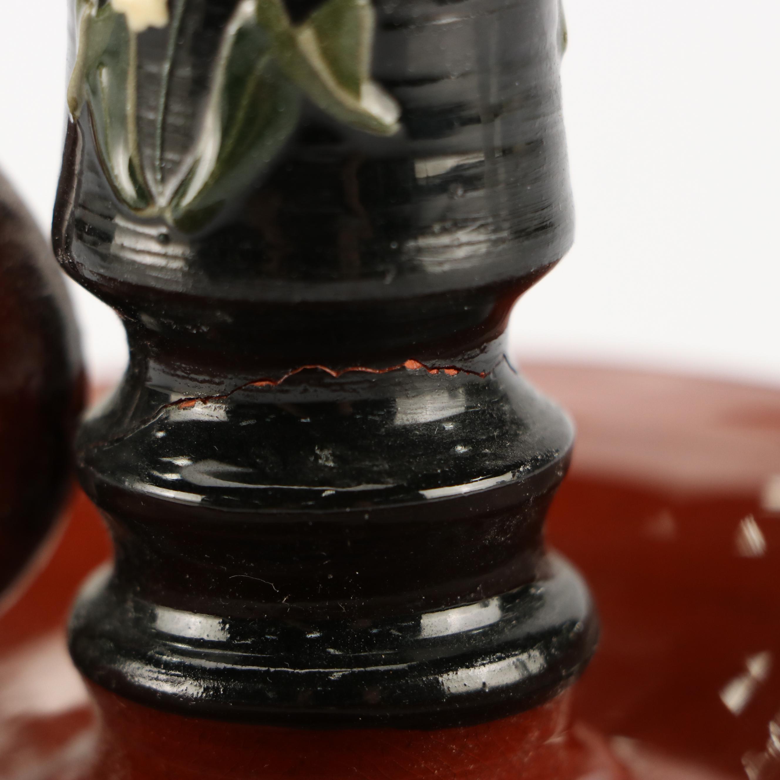 Susan Boylston Adams Ceramic Plate with Other Candlestick and Ornaments