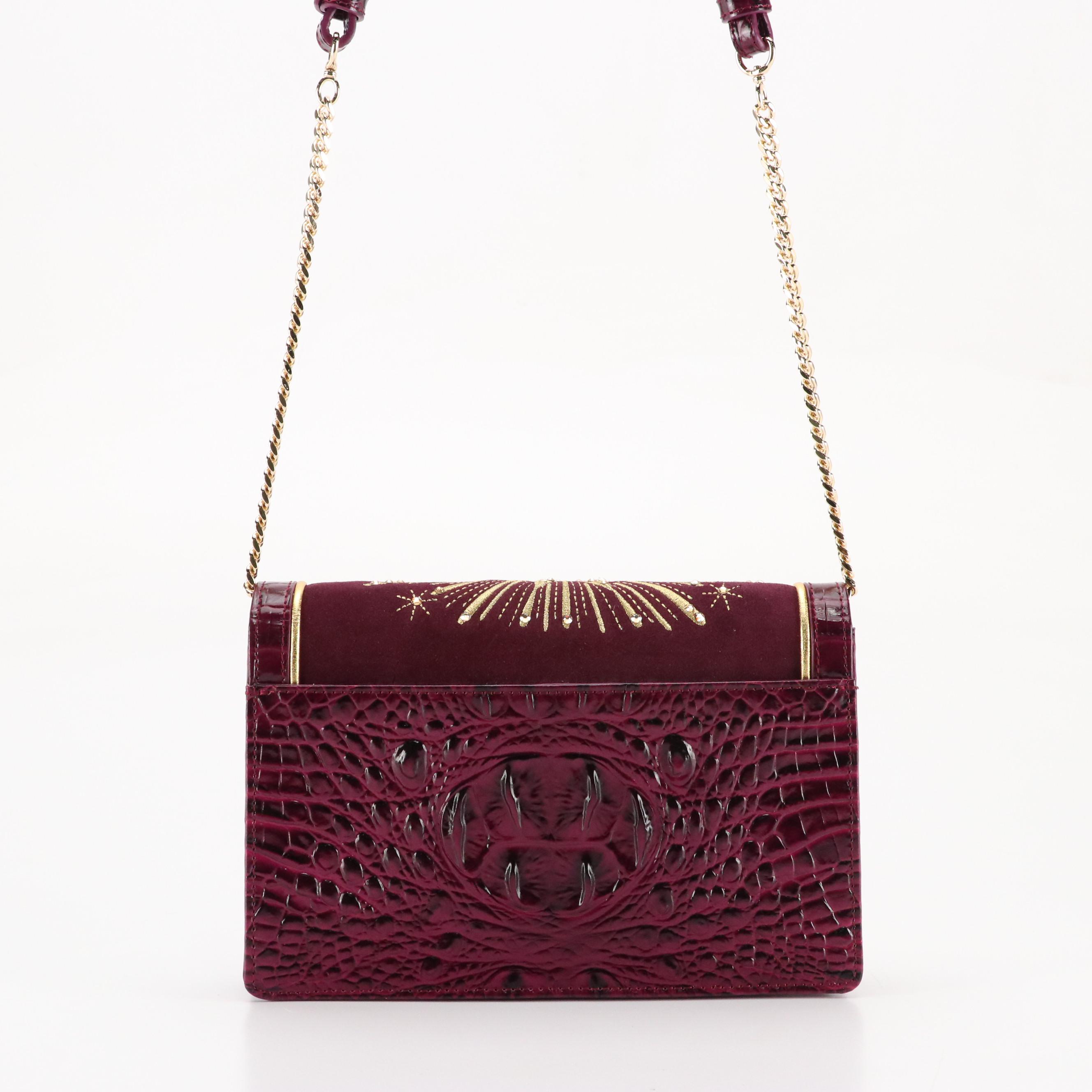Brahmin Wendy Revel Small Crossbody Bag in "Sugar Plum" Melbourne Leather