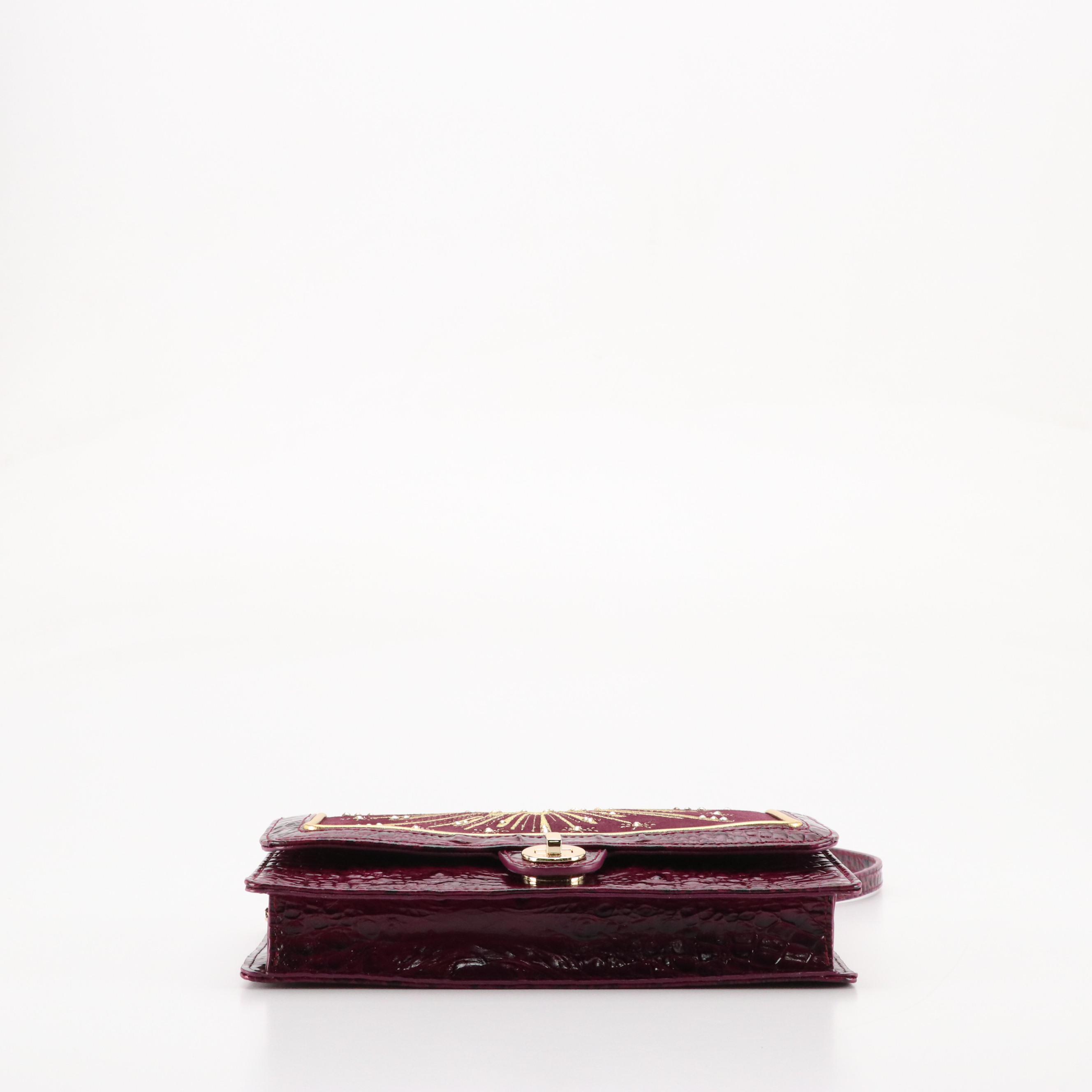 Brahmin Wendy Revel Small Crossbody Bag in "Sugar Plum" Melbourne Leather