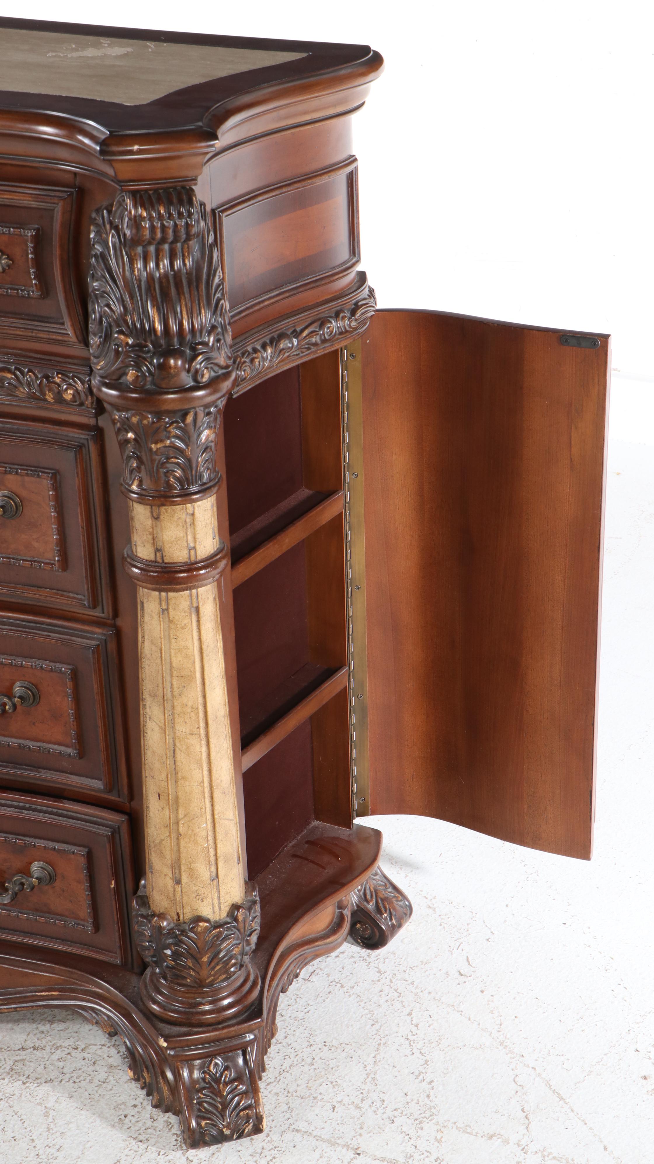 Michael Amini Mahogany Finish Buffet