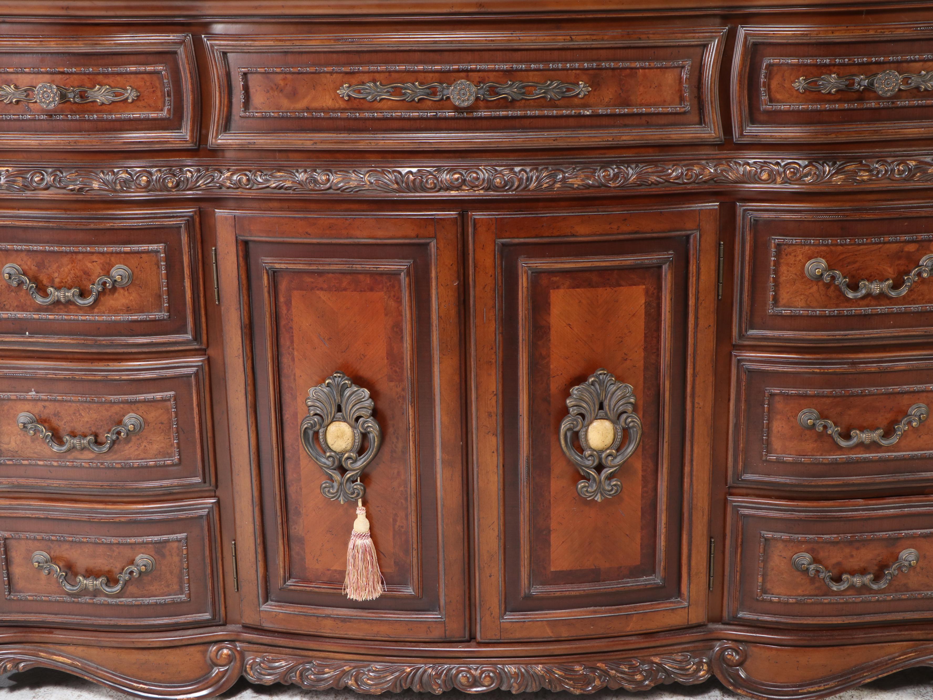 Michael Amini Mahogany Finish Buffet