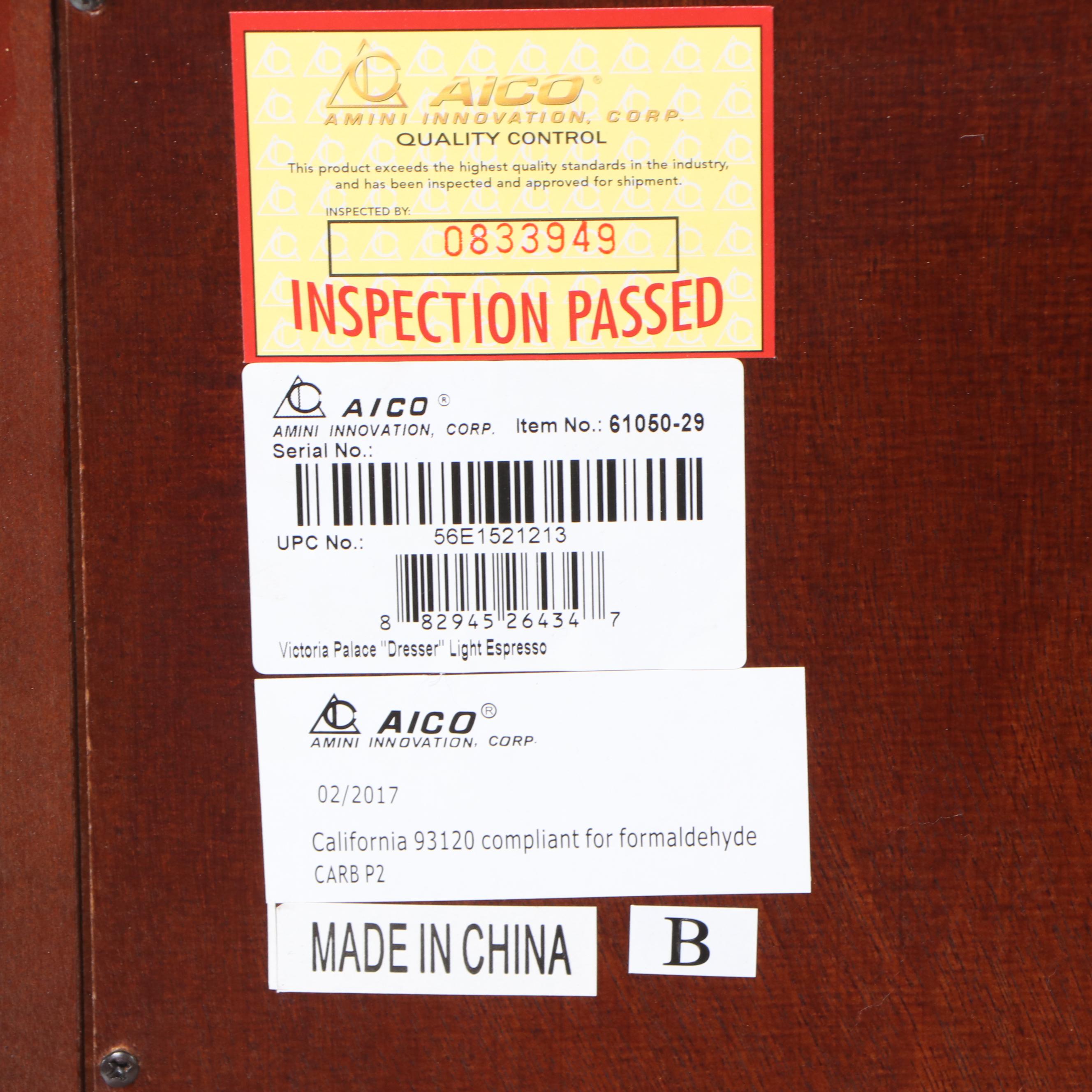 Michael Amini Mahogany Finish Buffet