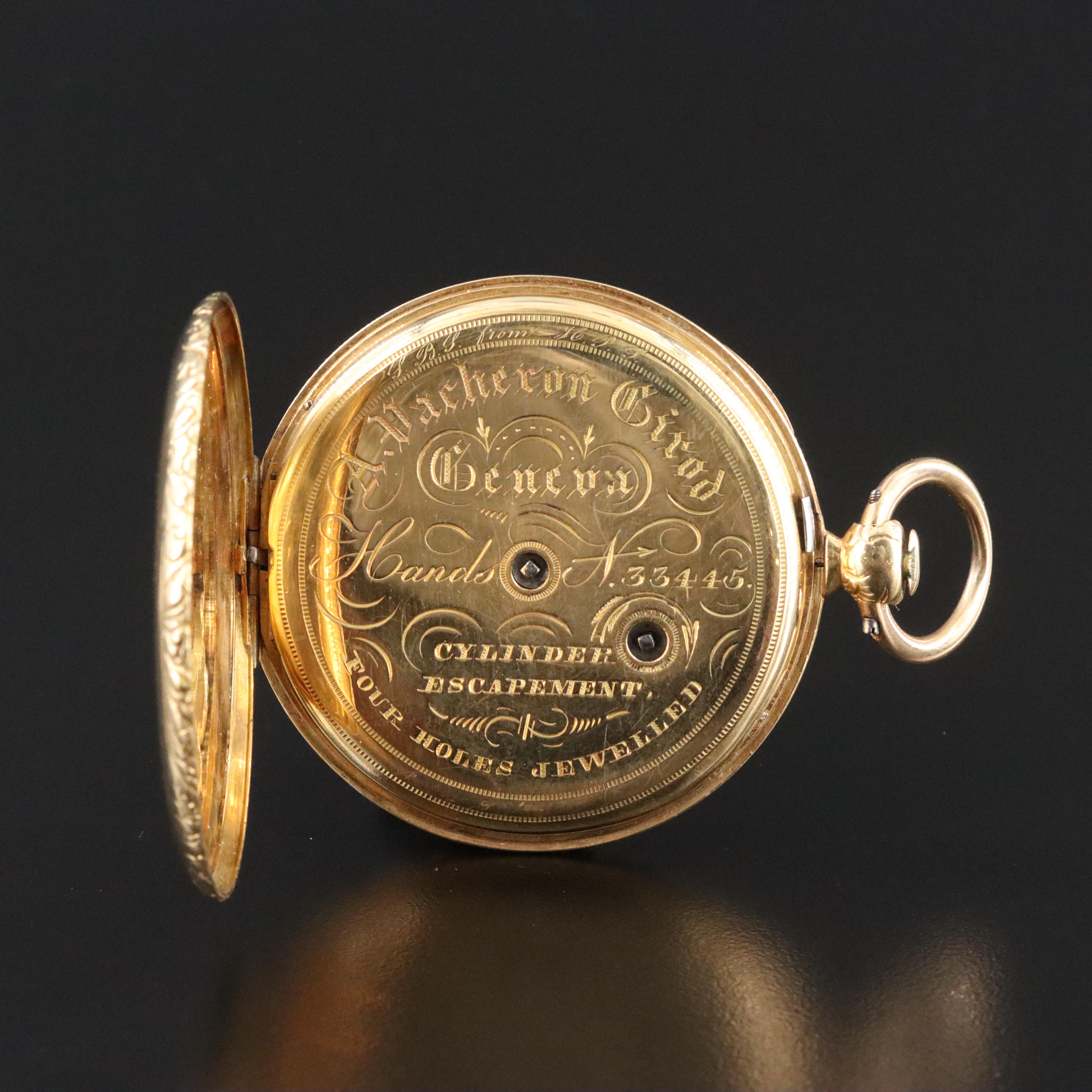 18K Gold A. Vacheron Girod Pocket Watch c. 1890