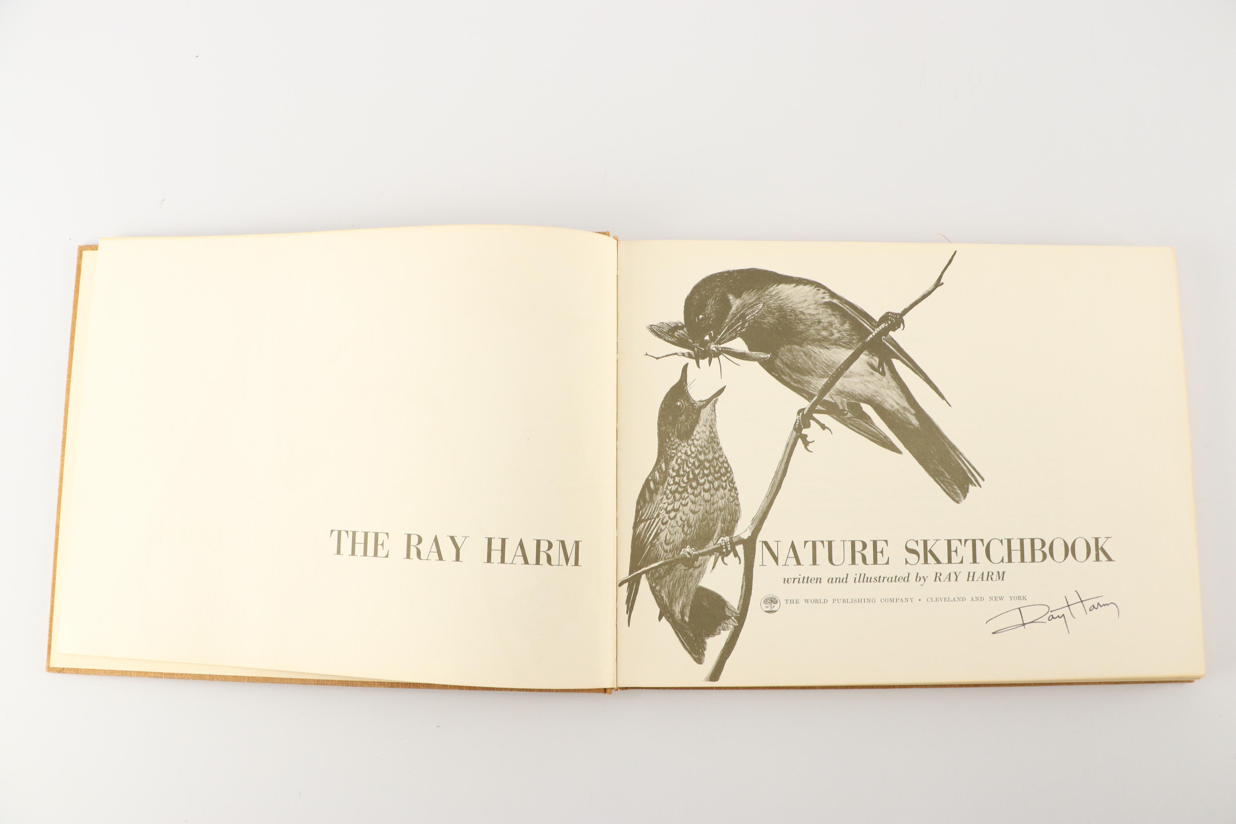 Signed First Printing "The Ray Harm Nature Sketchbook" and More