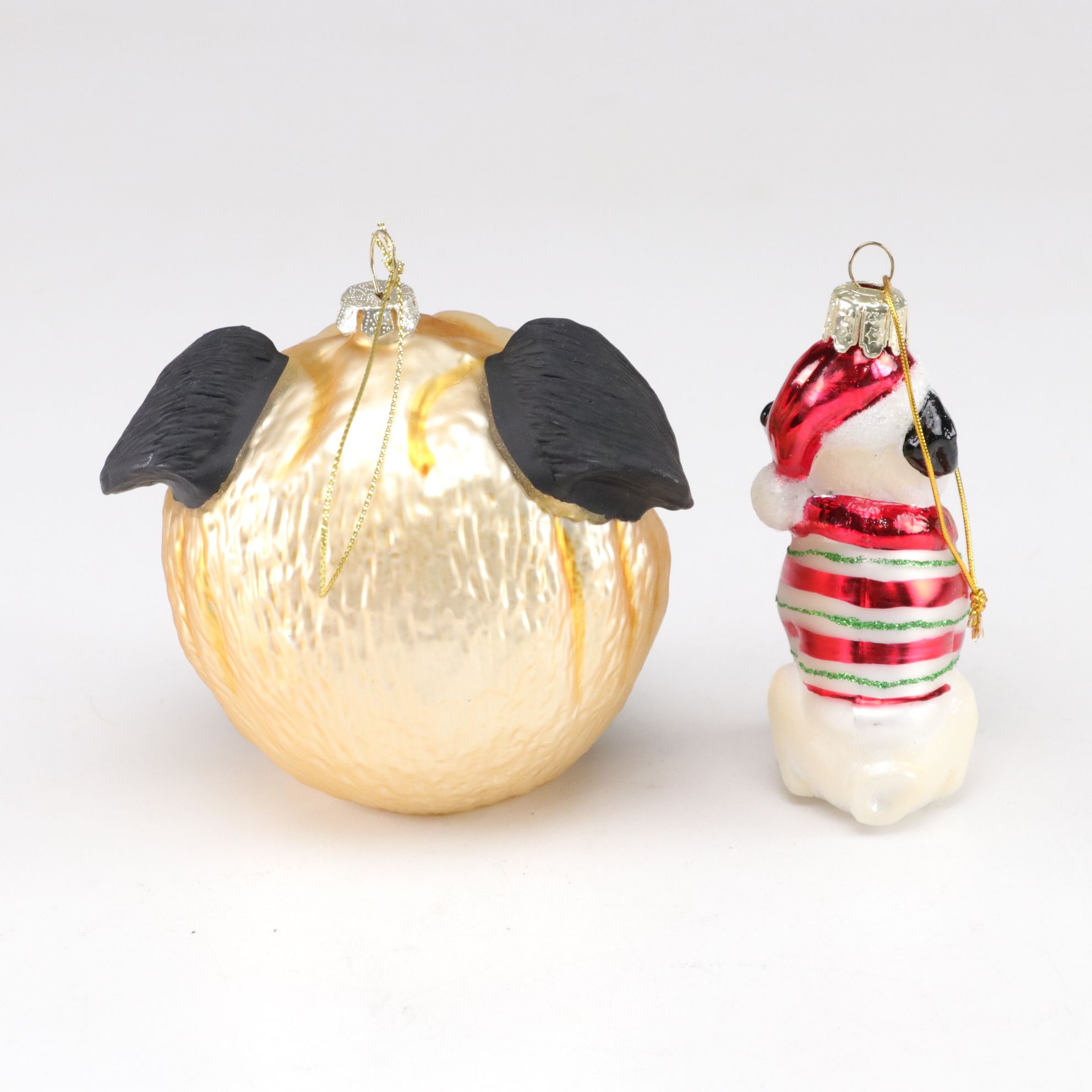 Waterford Spring Easter Bunny Ornament with Pug, Cardinal & More Blown Glass