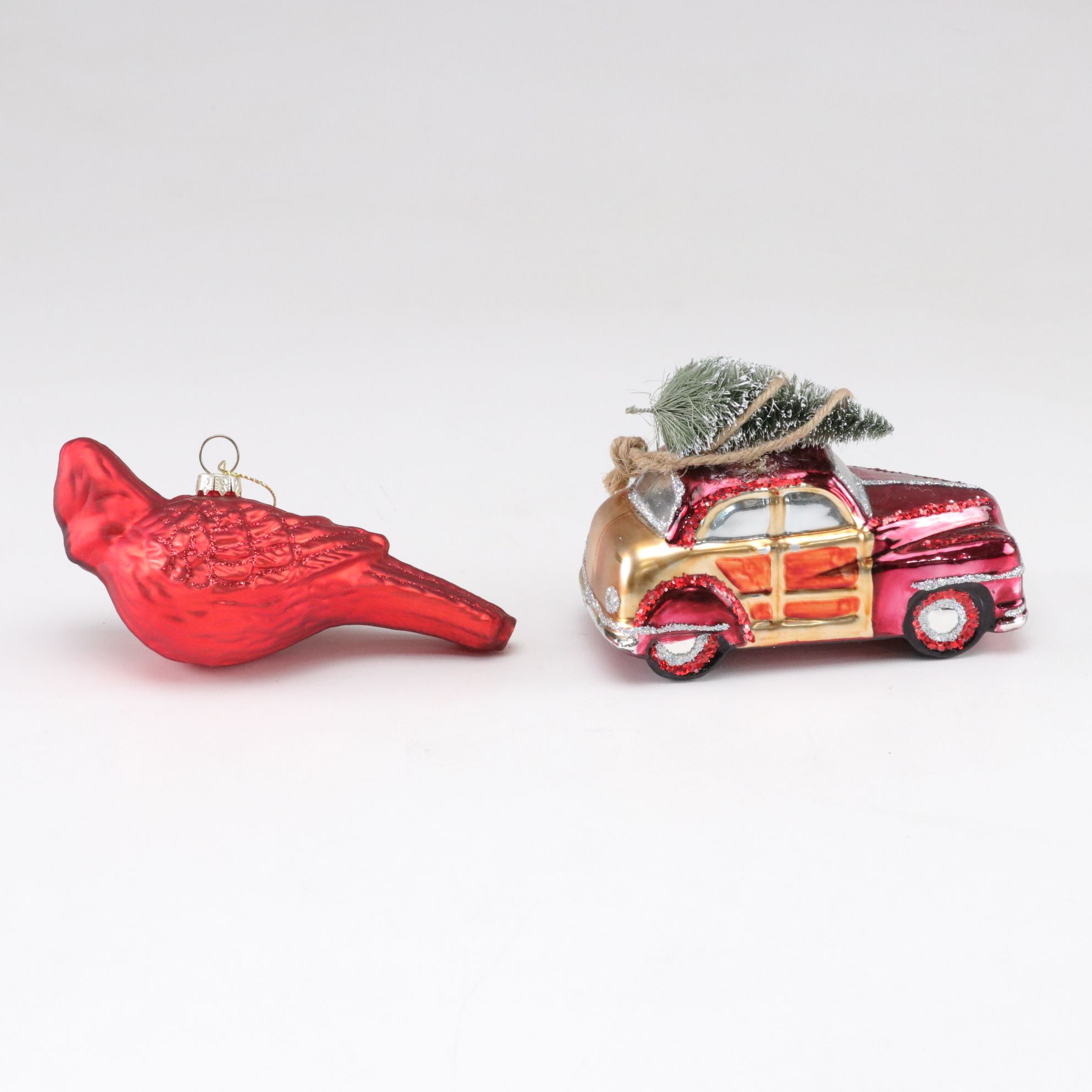 Waterford Spring Easter Bunny Ornament with Pug, Cardinal & More Blown Glass