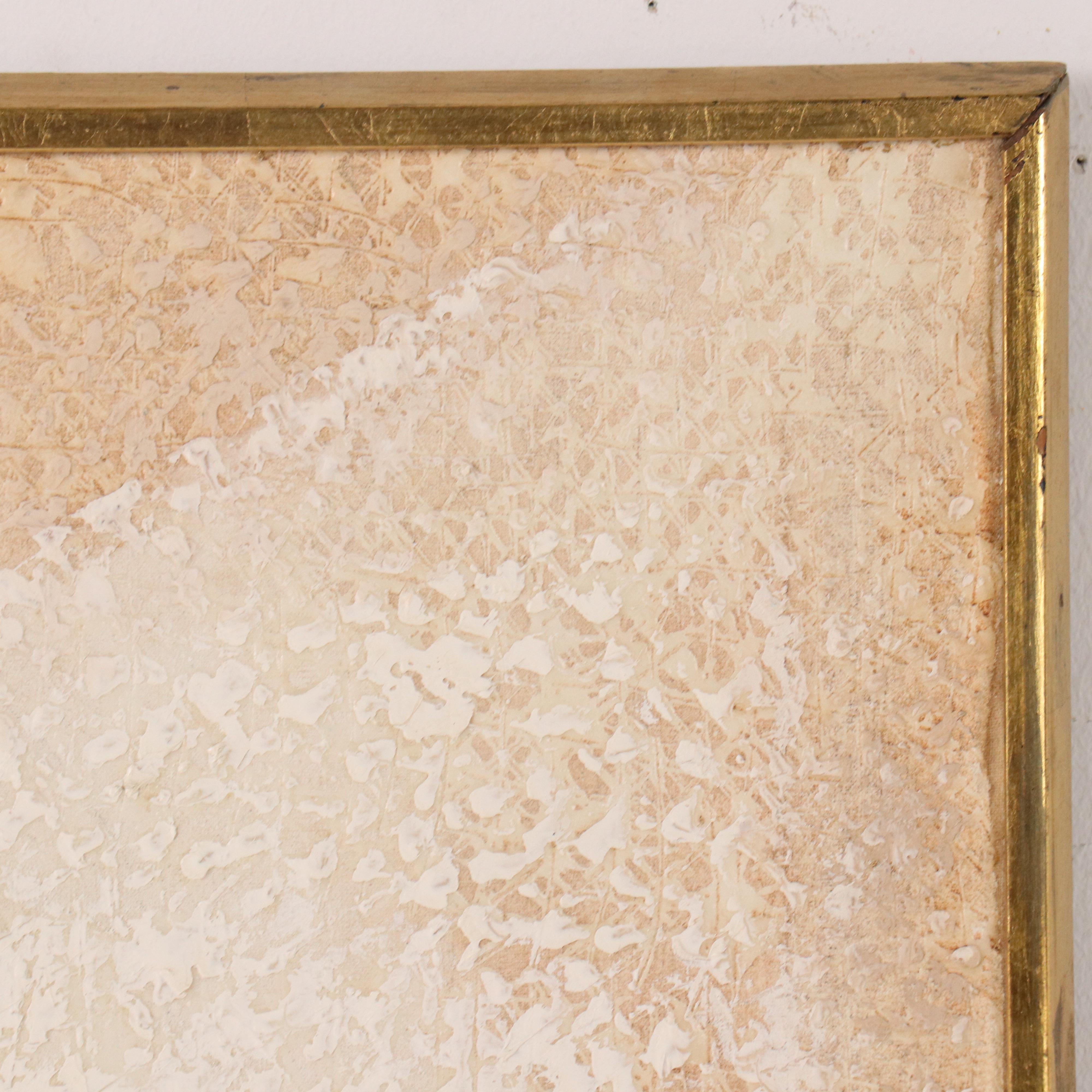 Mexican Textured Oil Painting "Zafiro," Circa 1972