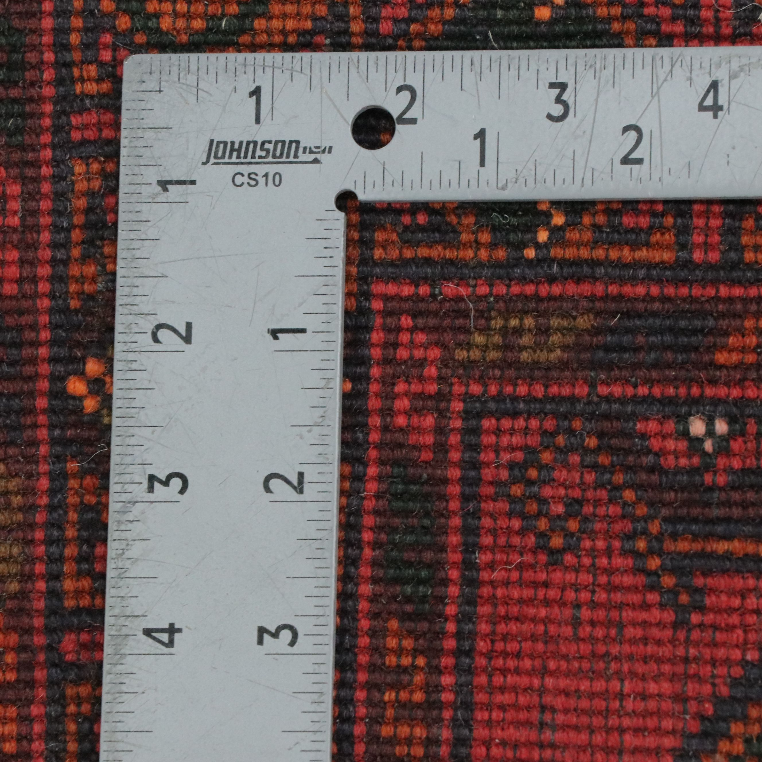 2'5 x 5' Hand-Knotted Afghan Turkmen Gul Area Rug