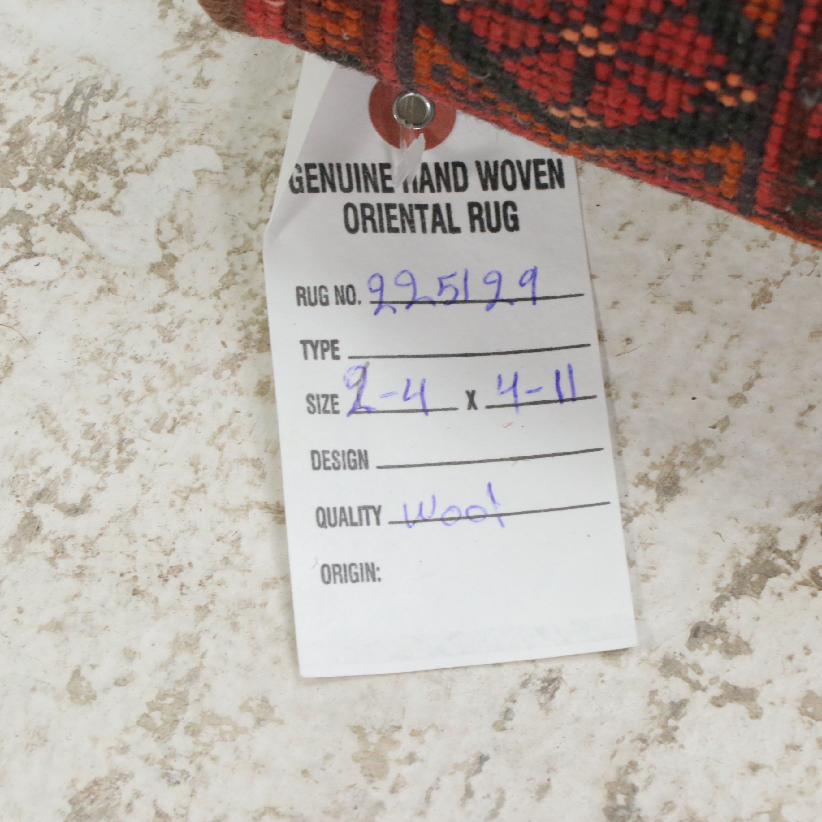 2'5 x 5' Hand-Knotted Afghan Turkmen Gul Area Rug