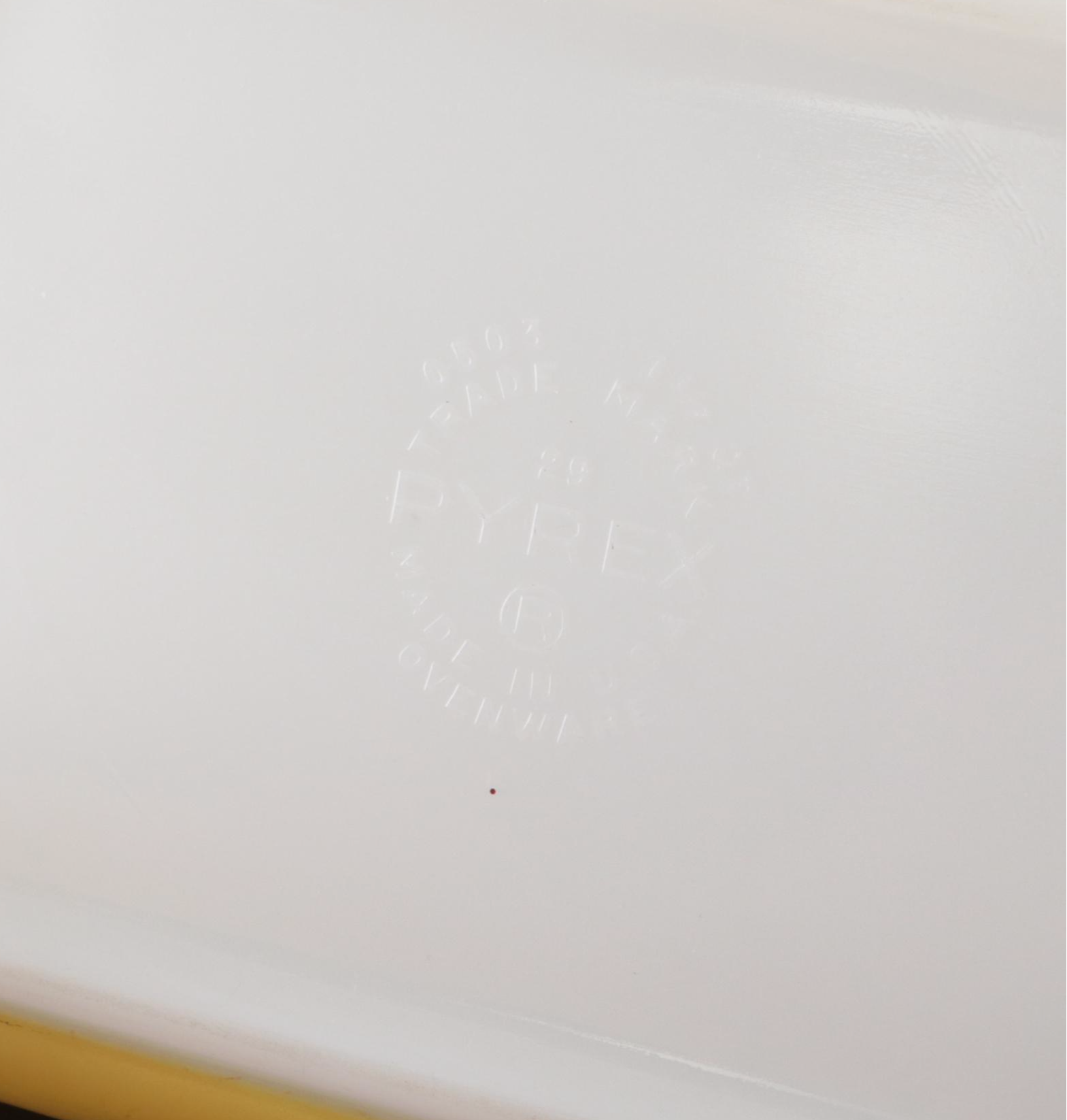 Pyrex Primary Color Glass Rectangular Bakers with Other Ceramic and Glass Ware